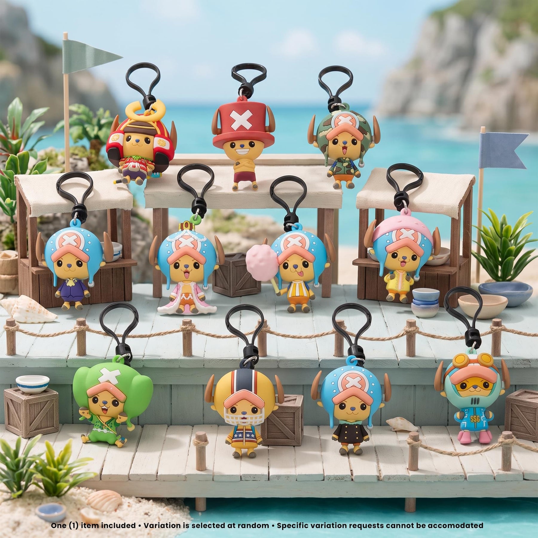 One Piece Series 8 Blind Bag 3D Foam Bag Clip | 1 Random
