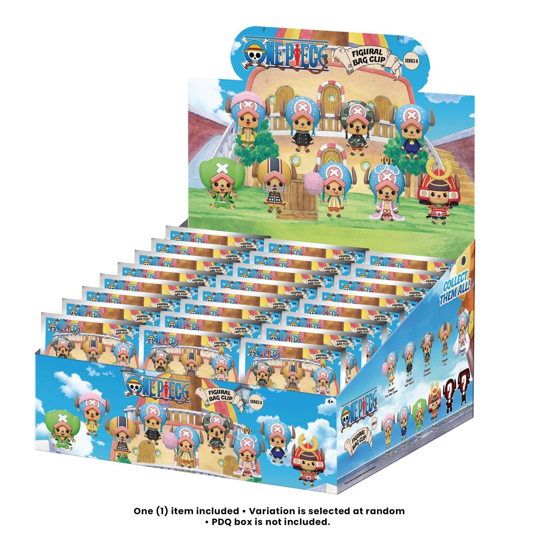 One Piece Series 8 Blind Bag 3D Foam Bag Clip | 1 Random