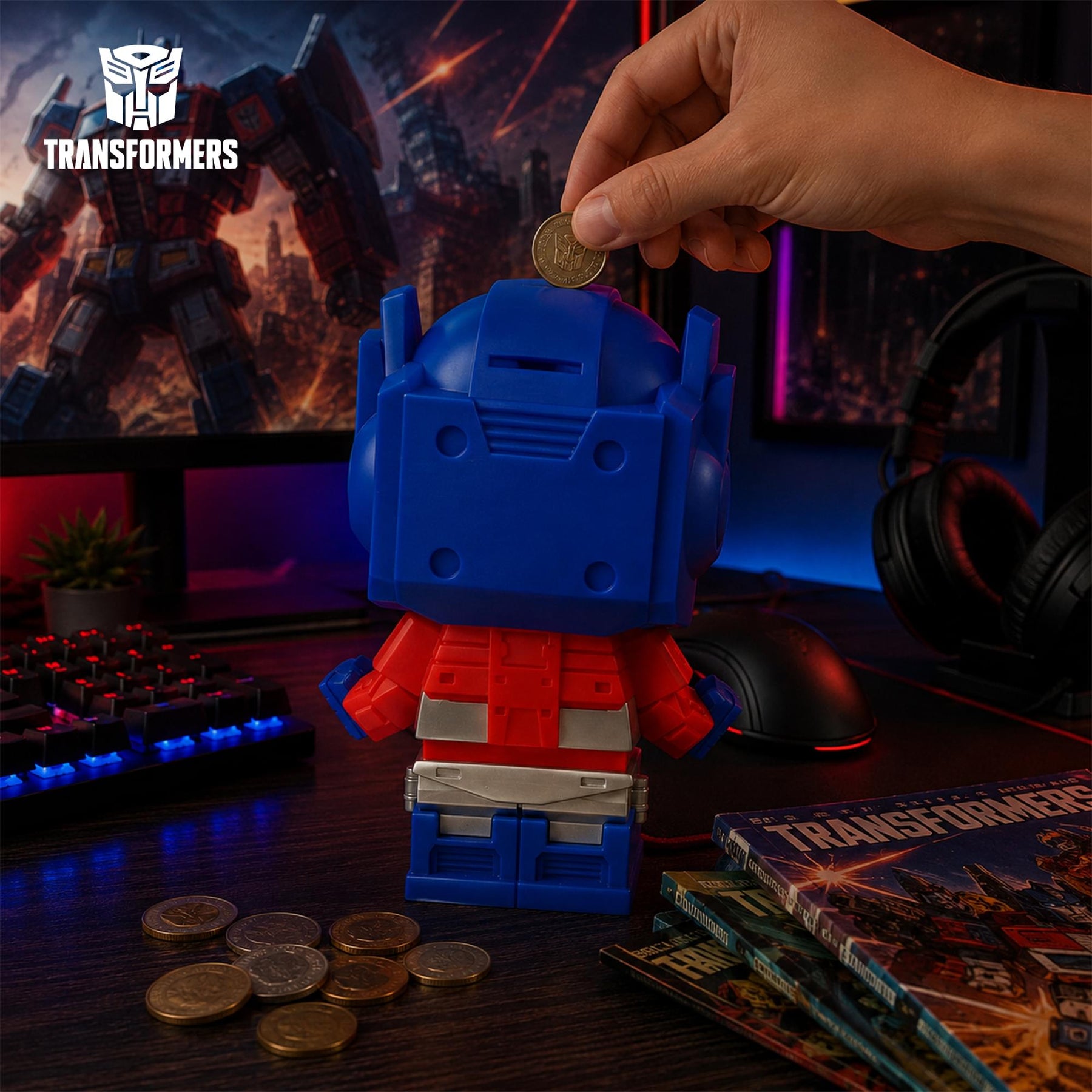 Transformers Optimus Prime Classic 8-Inch PVC Figural Bank