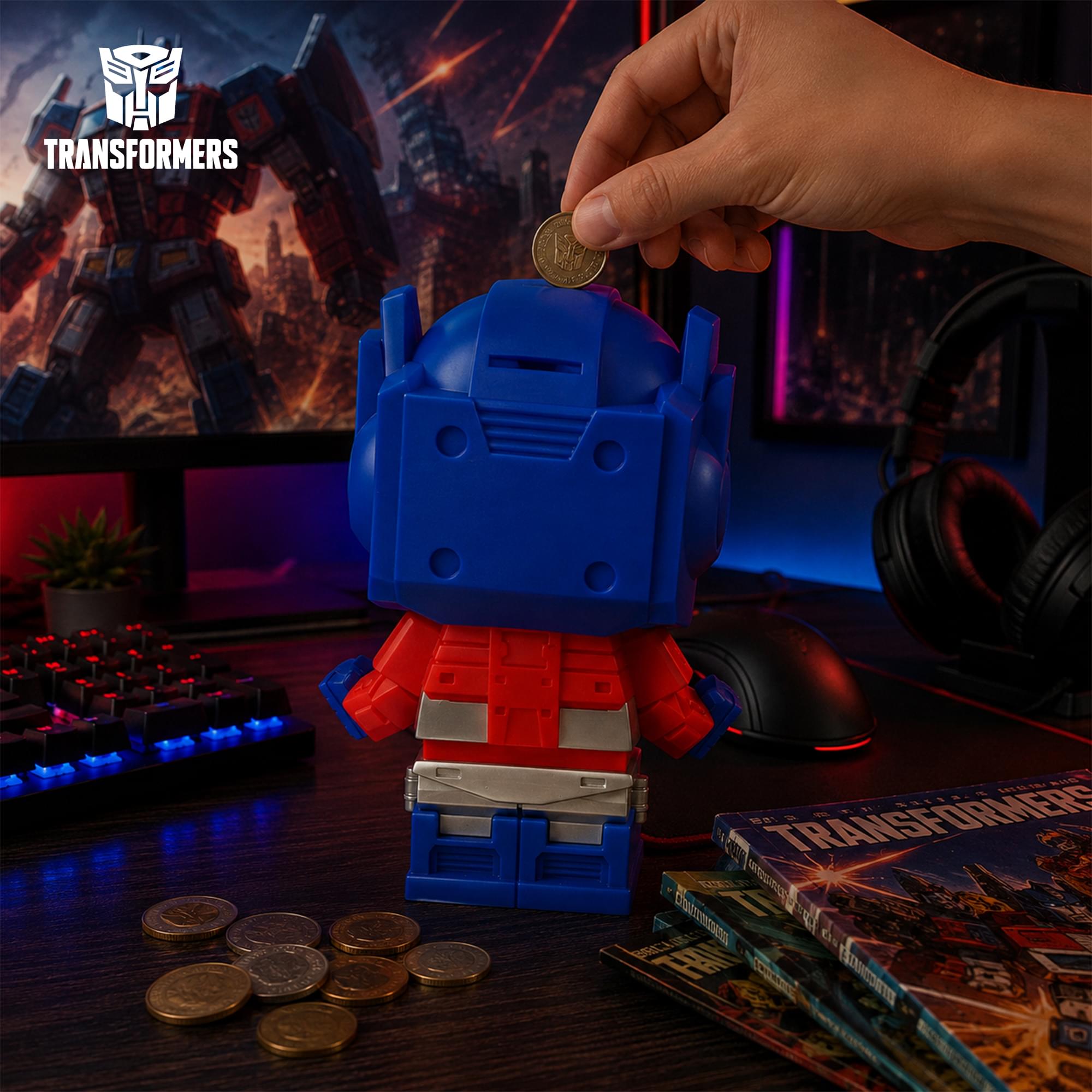 Transformers Optimus Prime Classic 8-Inch PVC Figural Bank