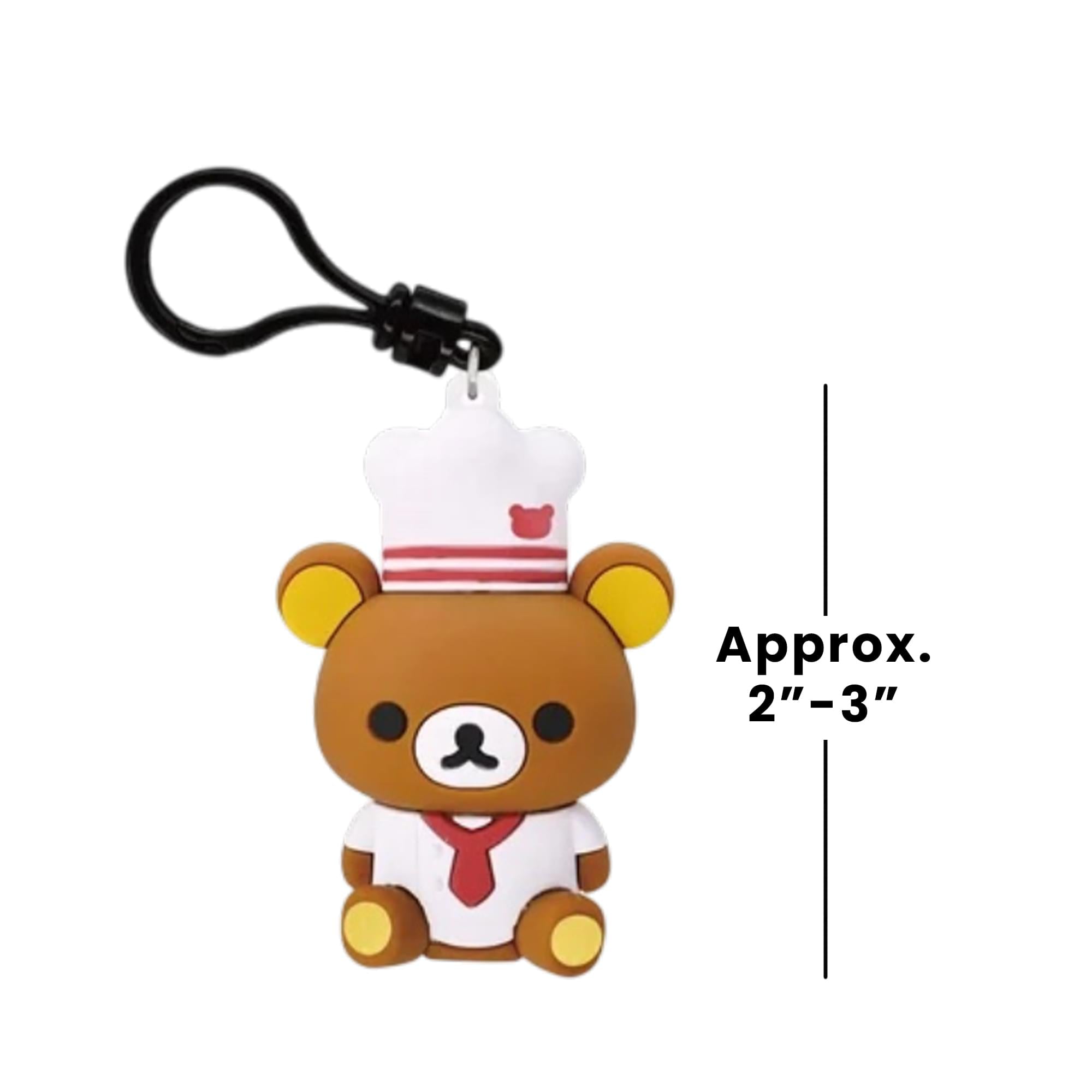 Rilakkuma Series 1 Blind Bag 3D Foam Bag Clips | 3 Random
