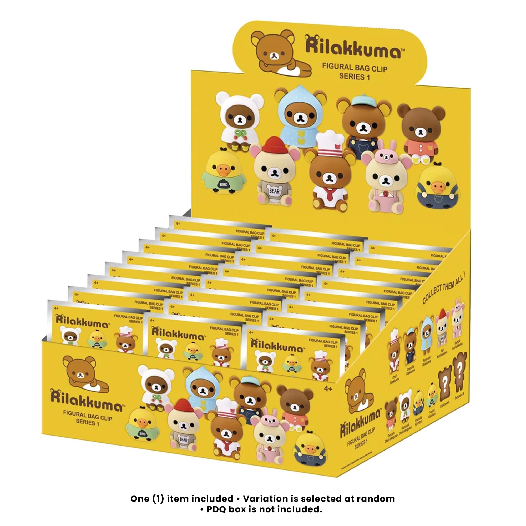 Rilakkuma Series 1 Blind Bag 3D Foam Bag Clip | 1 Random