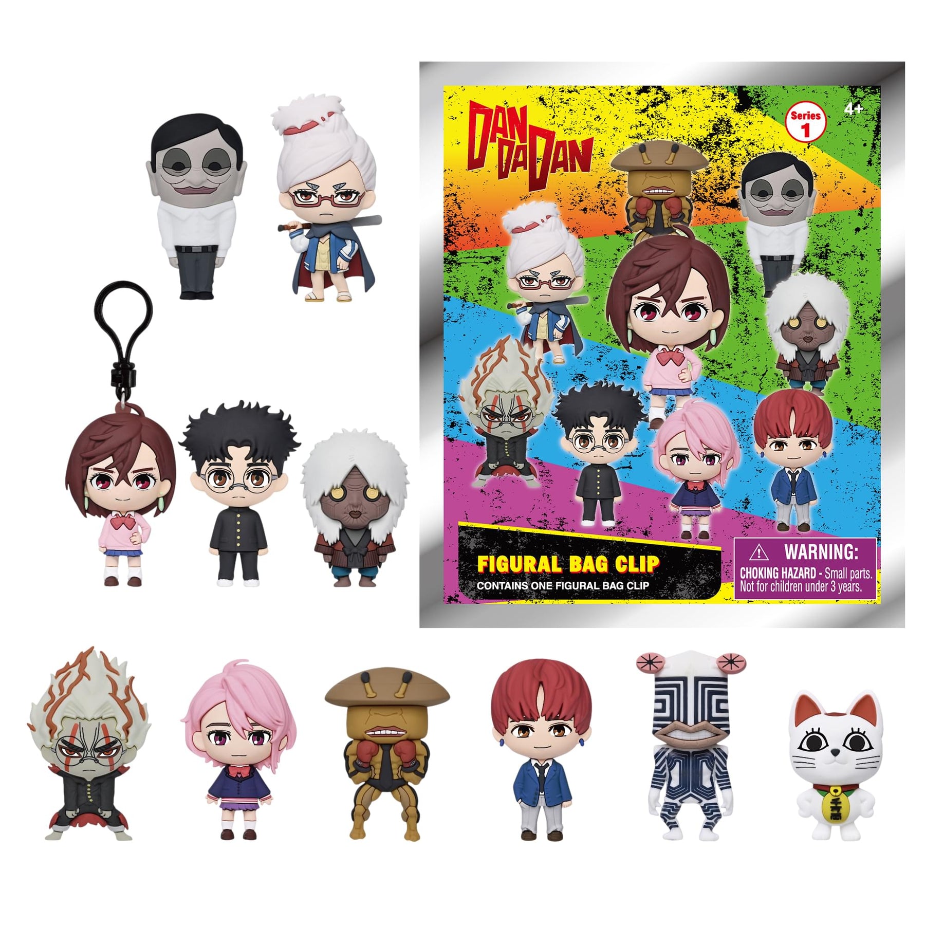 Dandadan Series 1 Blind Bag 3D Foam Bag Clip | One Random