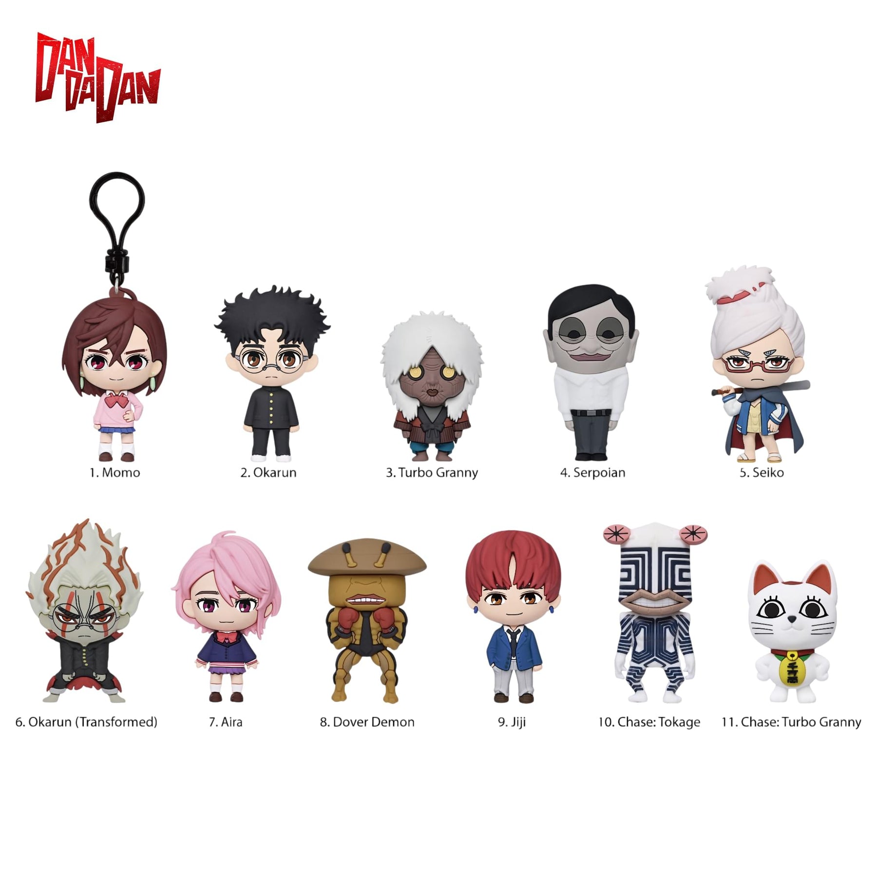 Dandadan Series 1 Blind Bag 3D Foam Bag Clip | One Random