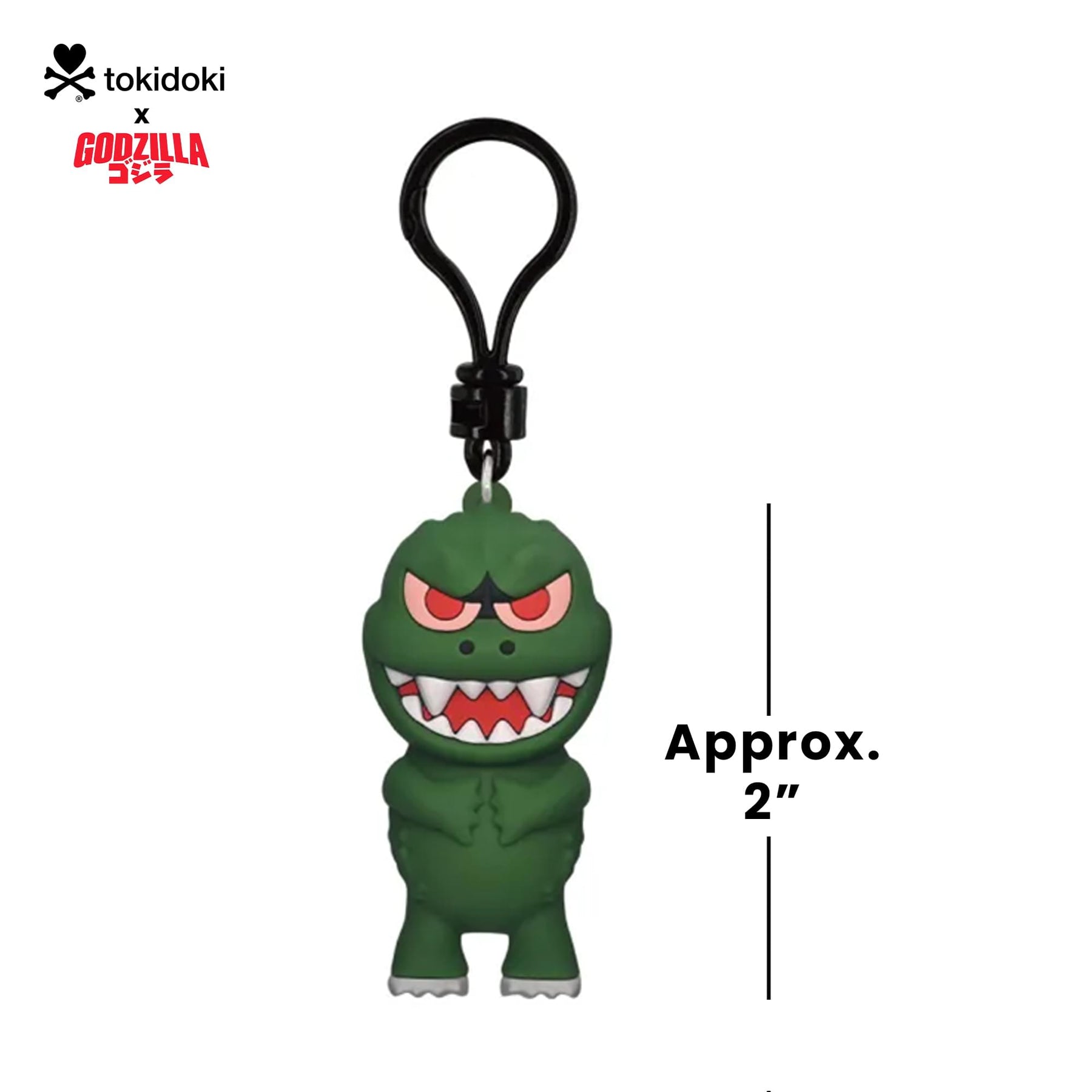 Tokidoki X Godzilla Blind Bag 3D Foam Bag Clip | One Random