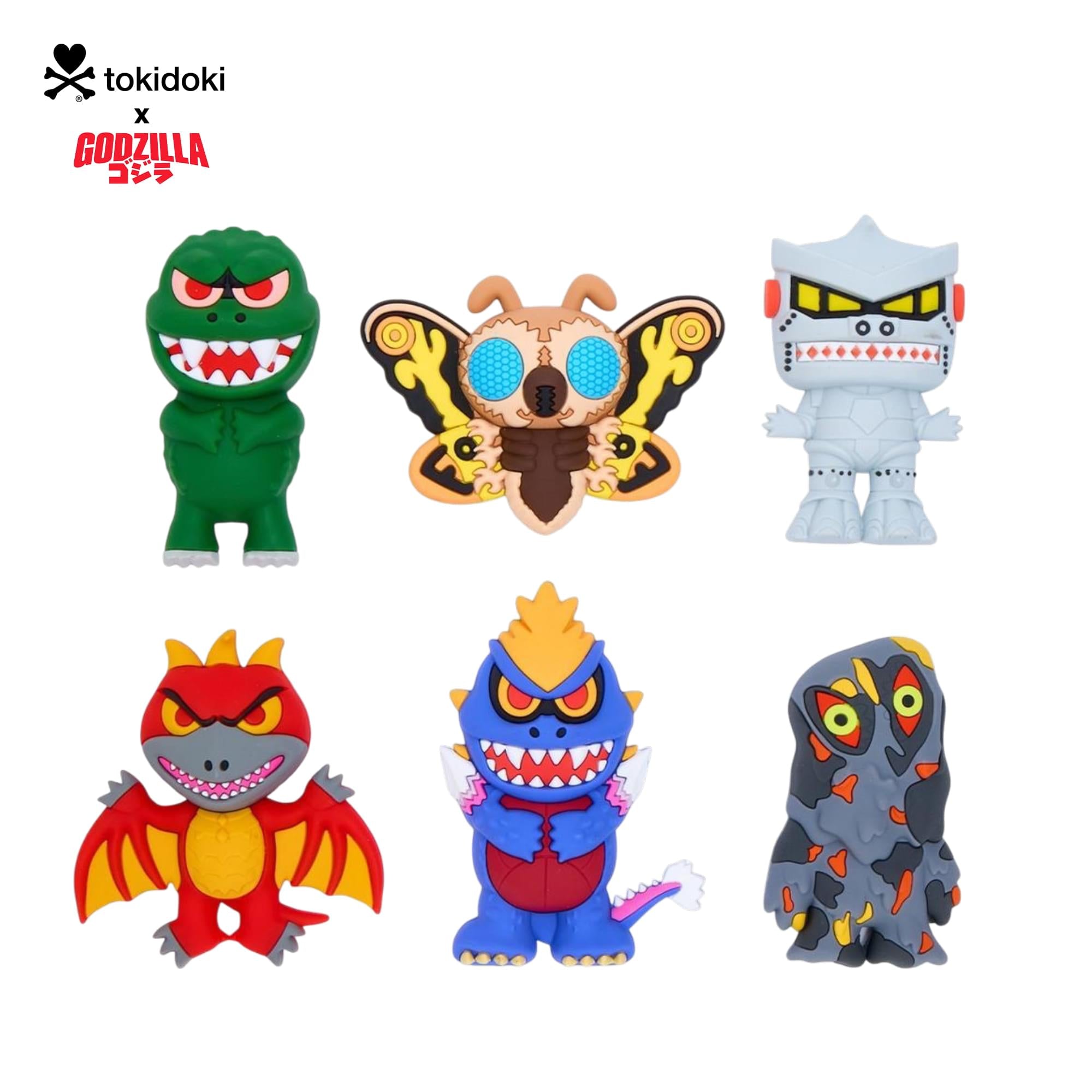 Tokidoki X Godzilla Blind Bag 3D Foam Bag Clip | One Random