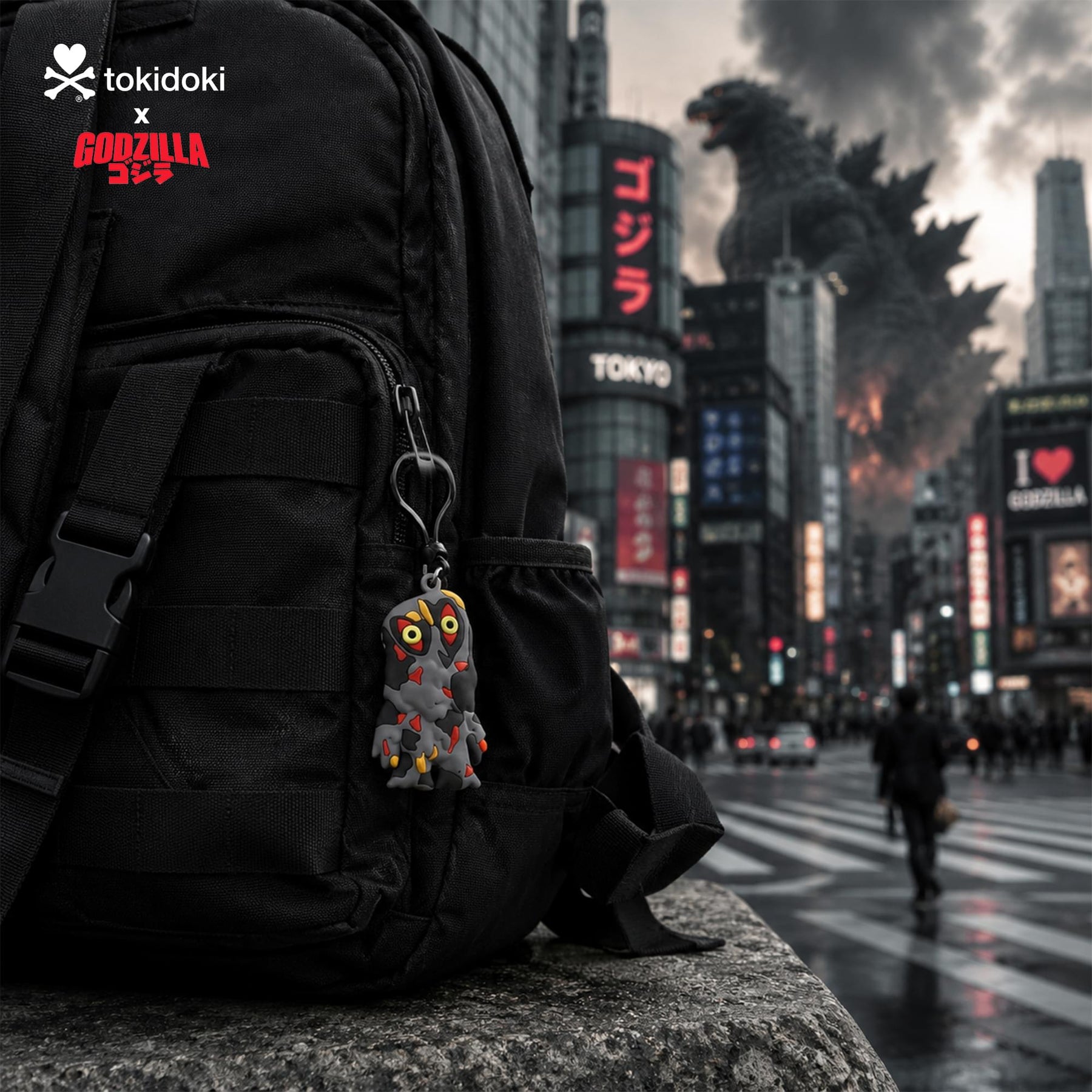 Tokidoki X Godzilla Blind Bag 3D Foam Bag Clip | One Random