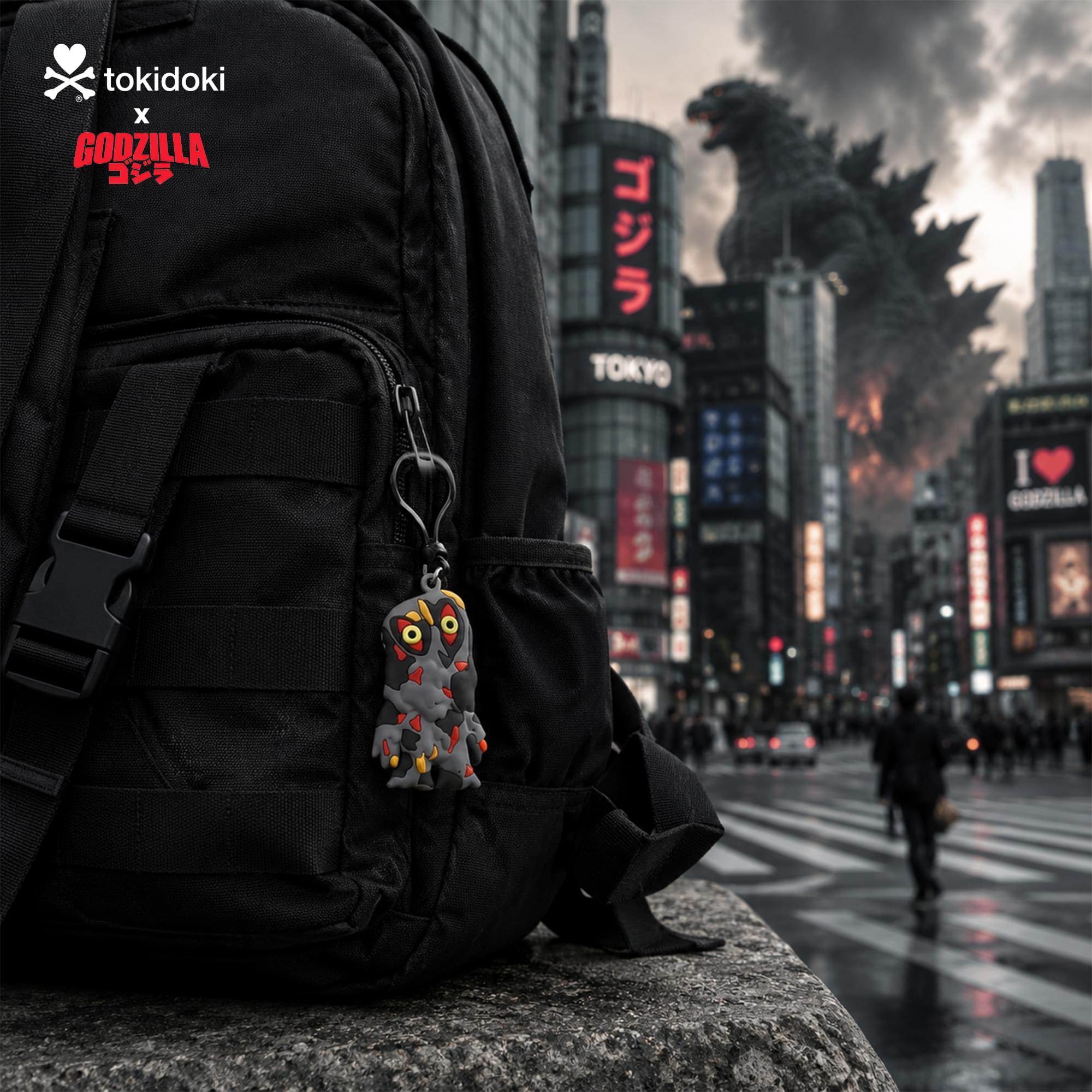 Tokidoki X Godzilla Blind Bag 3D Foam Bag Clip | One Random