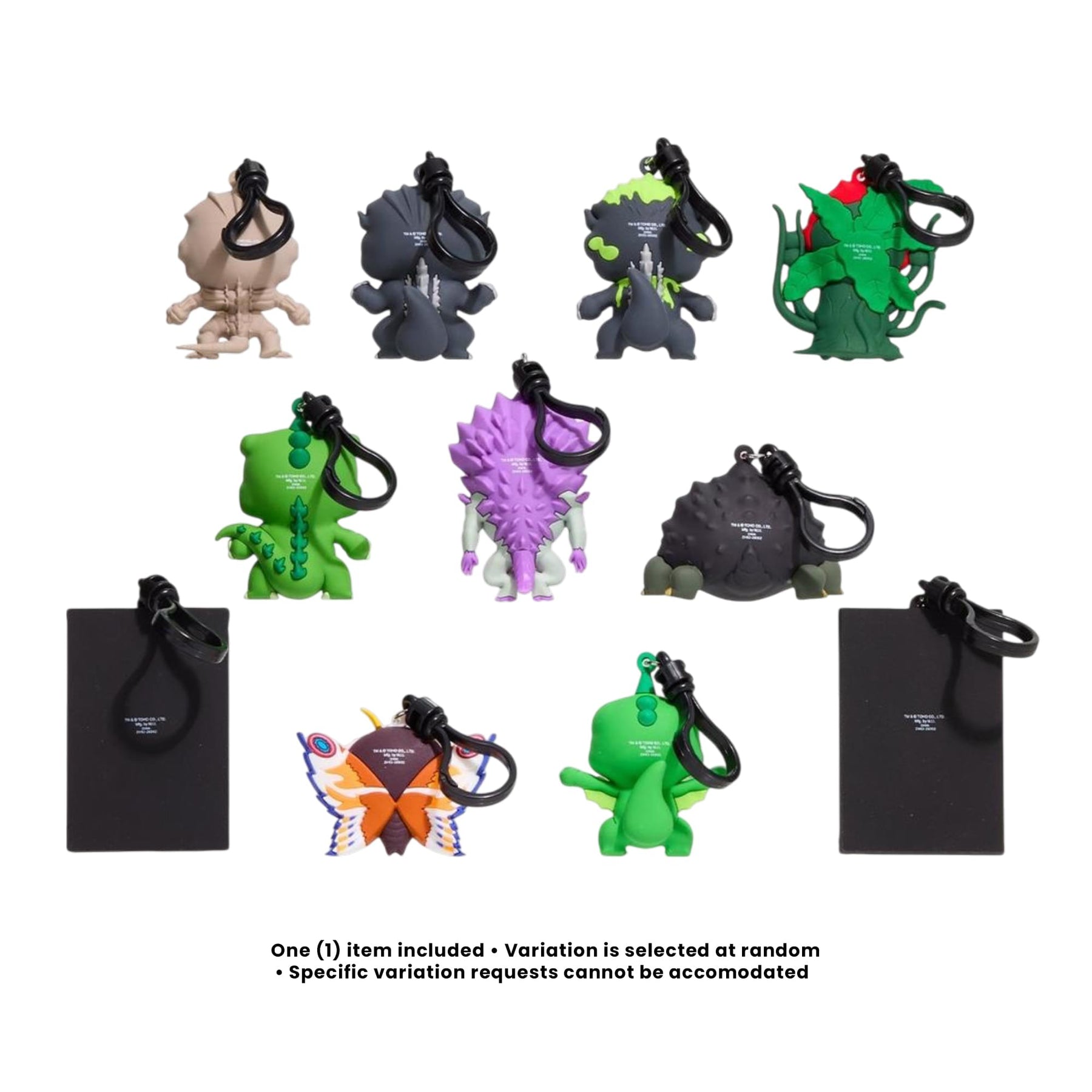 Godzilla Series 8 Blind Bag 3D Foam Bag Clip | 1 Random