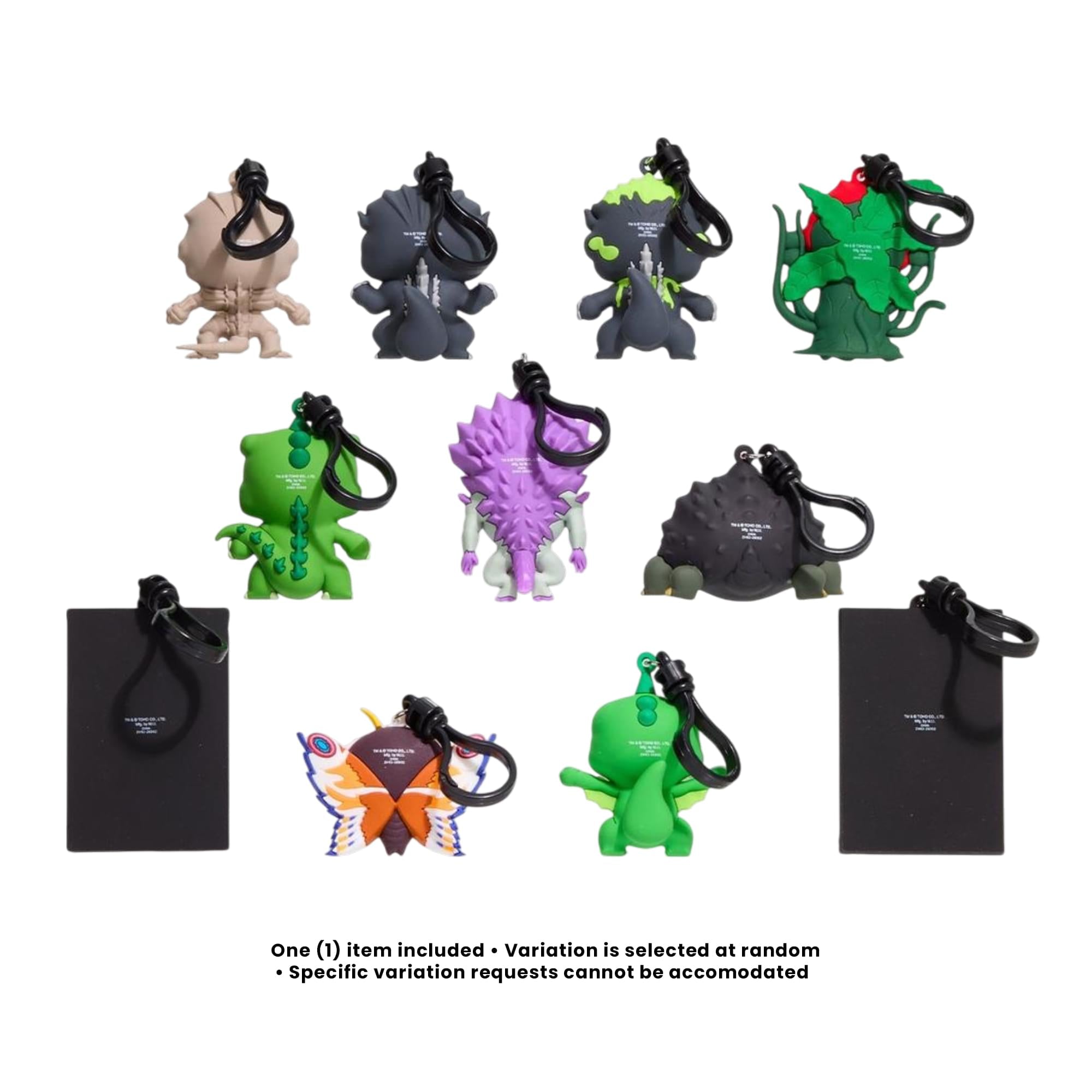 Godzilla Series 8 Blind Bag 3D Foam Bag Clip | 1 Random