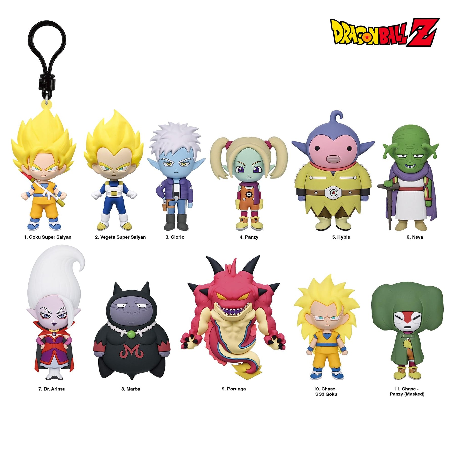 Dragon Ball Daima Series 2 Blind Bag 3D Foam Bag Clip | 3 Random
