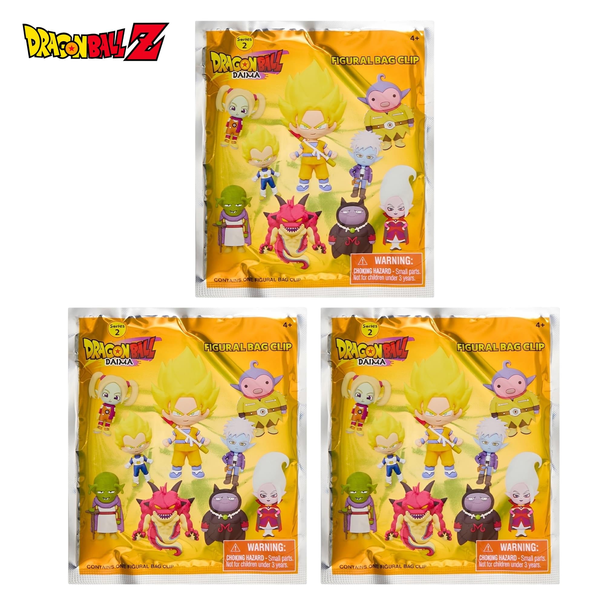 Dragon Ball Daima Series 2 Blind Bag 3D Foam Bag Clip | 3 Random