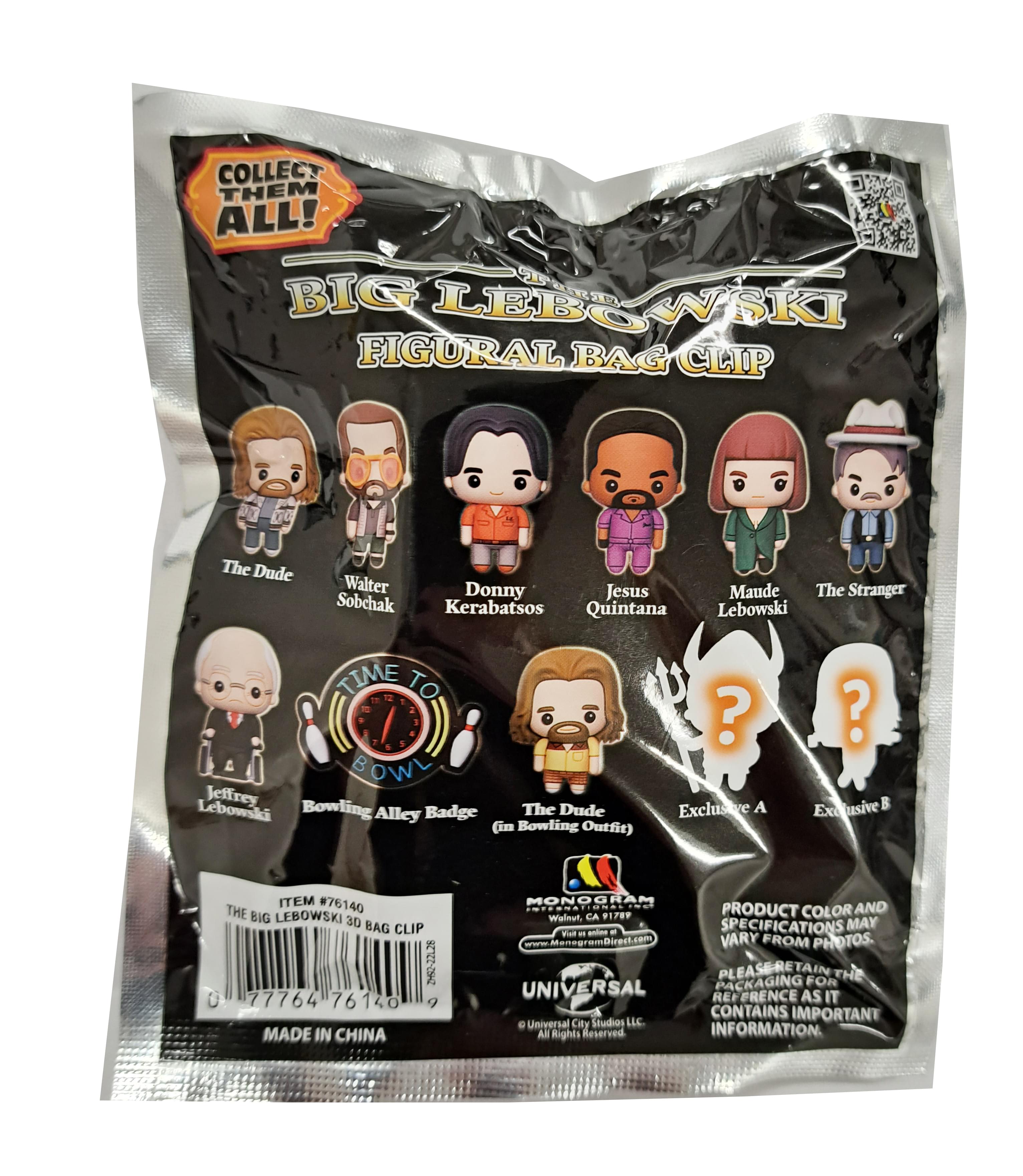 The Big Lebowski 3D Foam Bag Clip | 1 Random