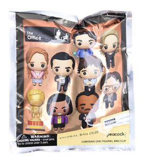 The Office 3D Foam Bag Clip | 1 Random