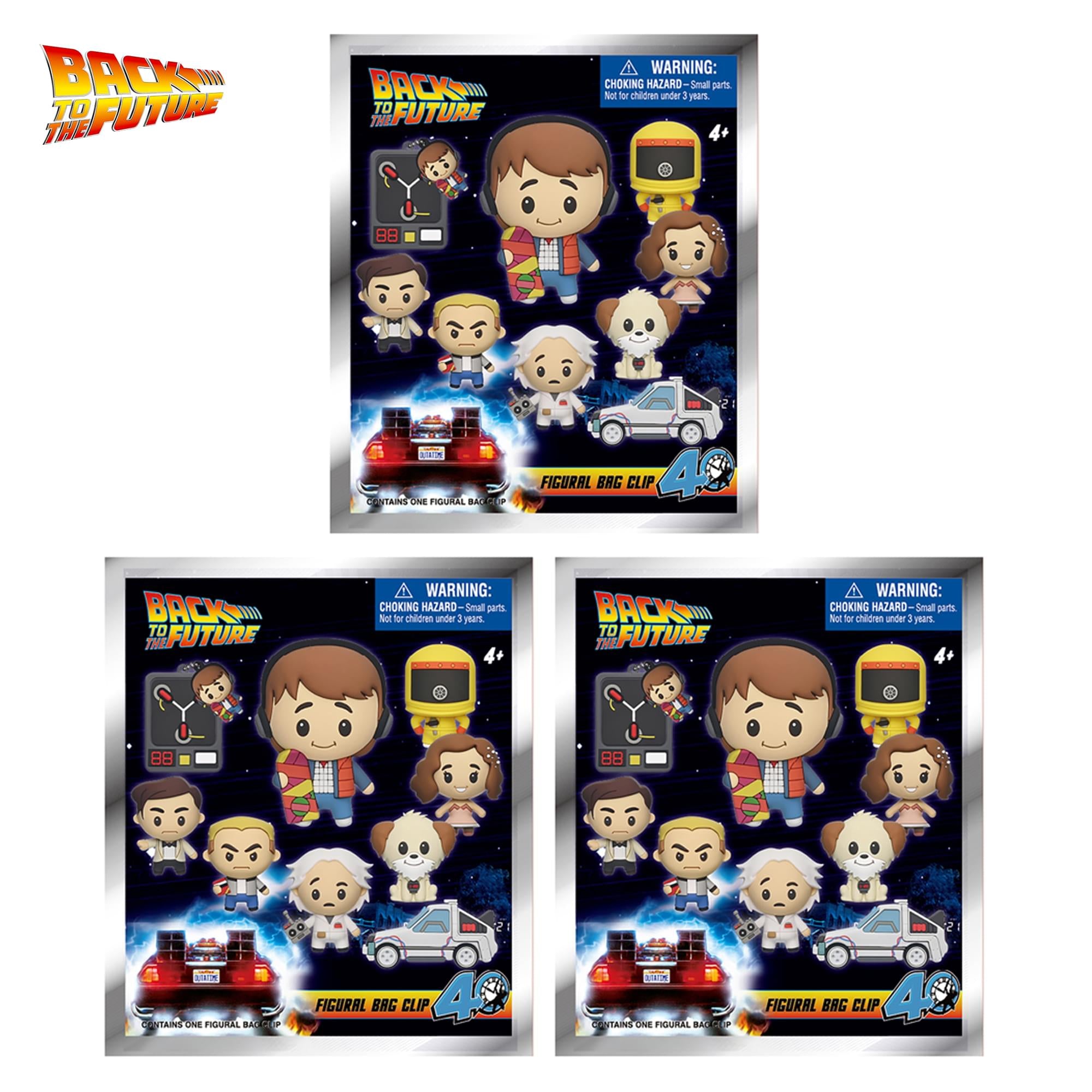 Back To The Future (40th Anniversary) Blind Bag 3D Foam Bag Clip | 3 Random