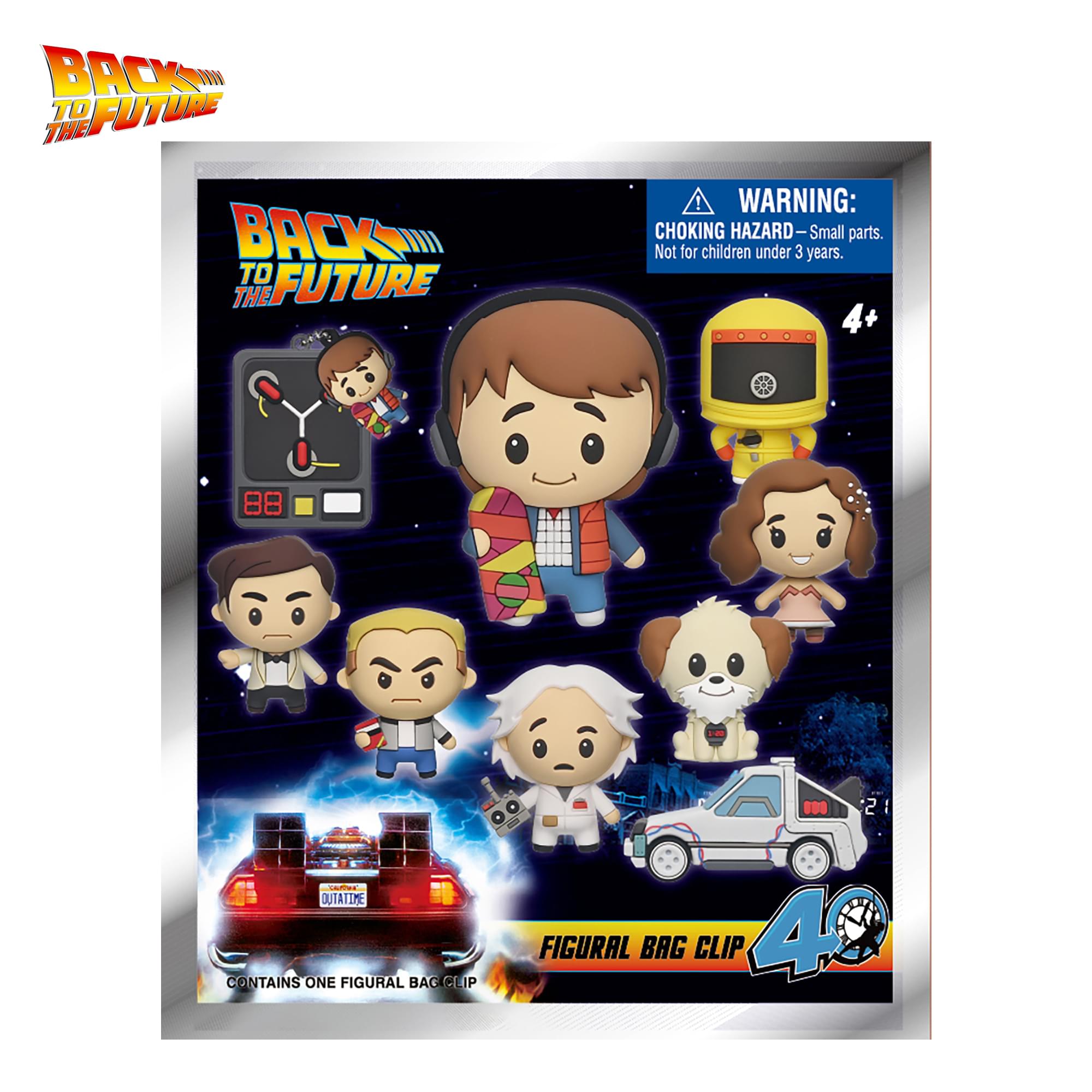 Back To The Future (40th Anniversary) Blind Bag 3D Foam Bag Clip | One Random