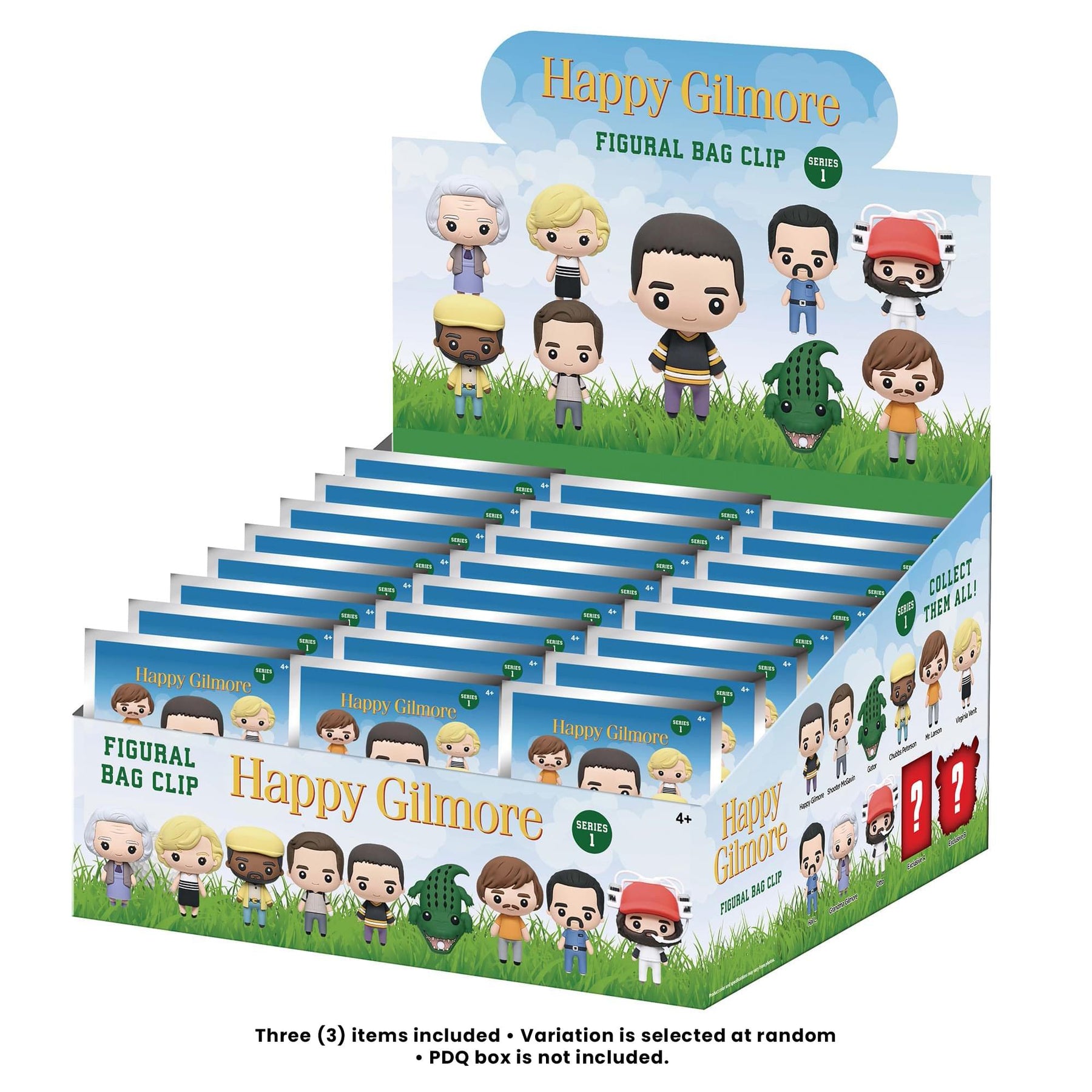 Happy Gilmore Series 1 Blind Bag 3D Foam Bag Clip | Set Of 3