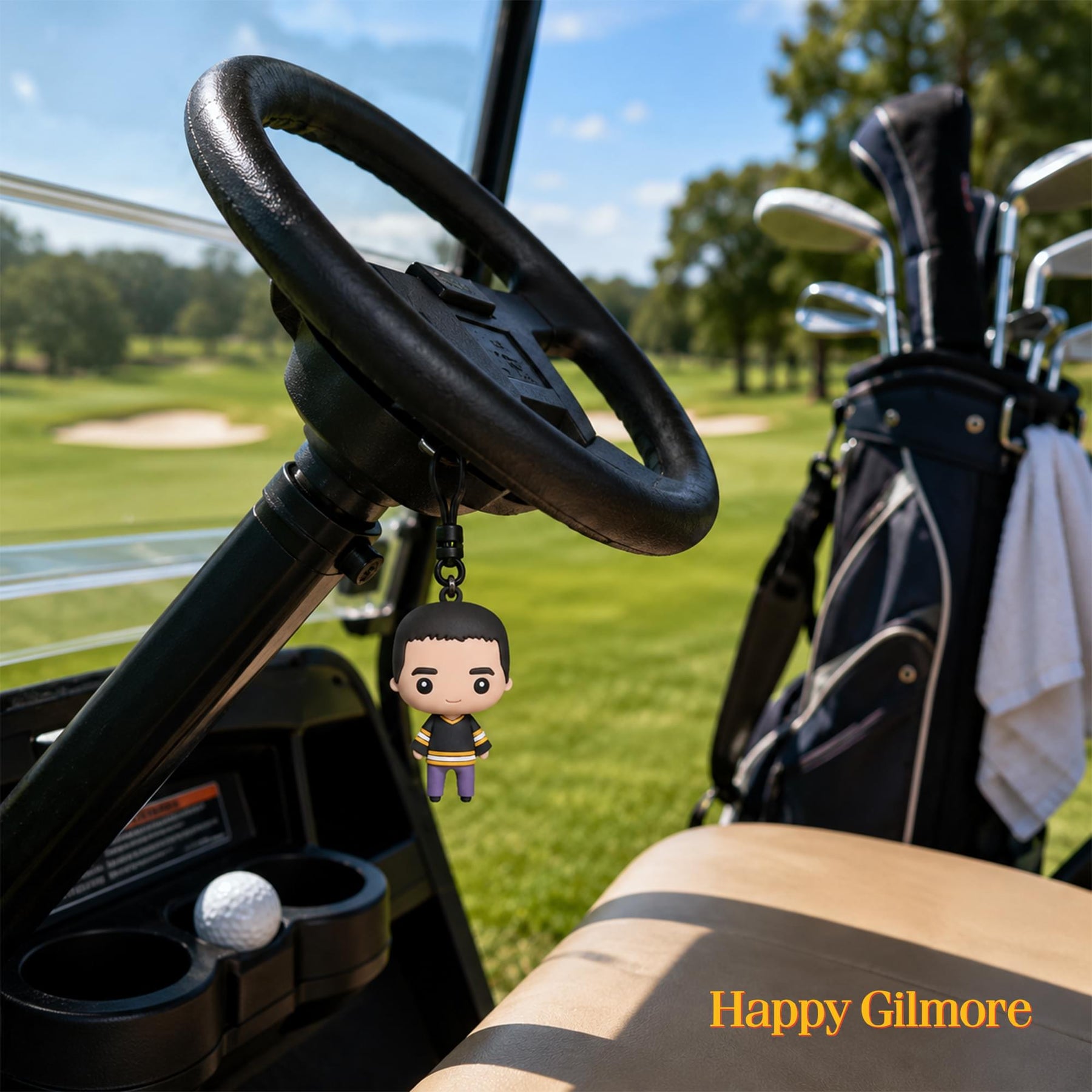 Happy Gilmore Series 1 Blind Bag 3D Foam Bag Clip | One Random