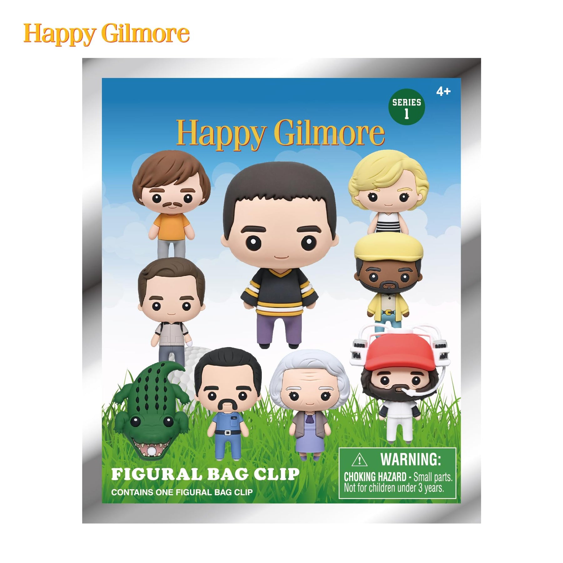 Happy Gilmore Series 1 Blind Bag 3D Foam Bag Clip | One Random