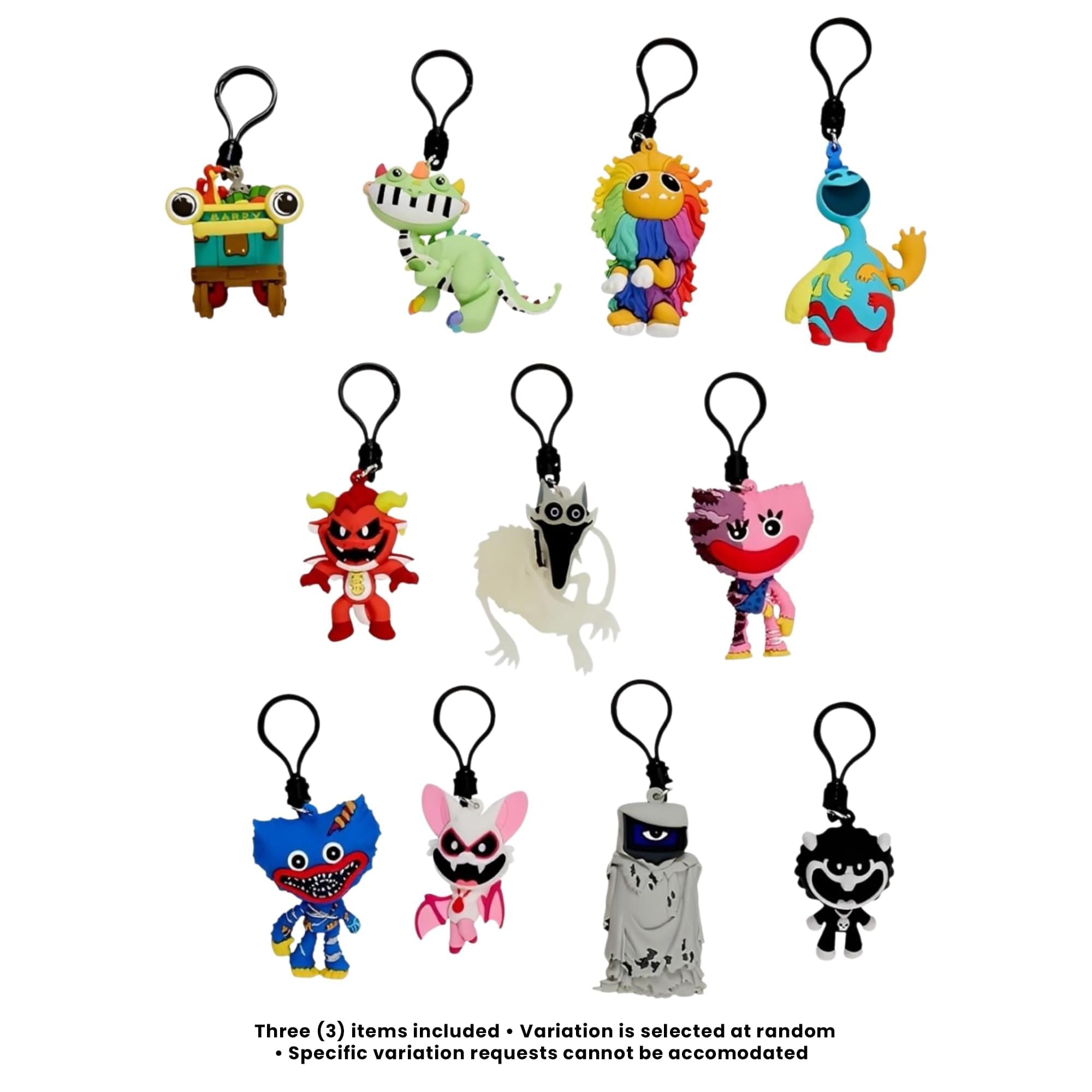 Poppy Playtime Series 2 Blind Bag 3D Foam Bag Clip | Set Of 3