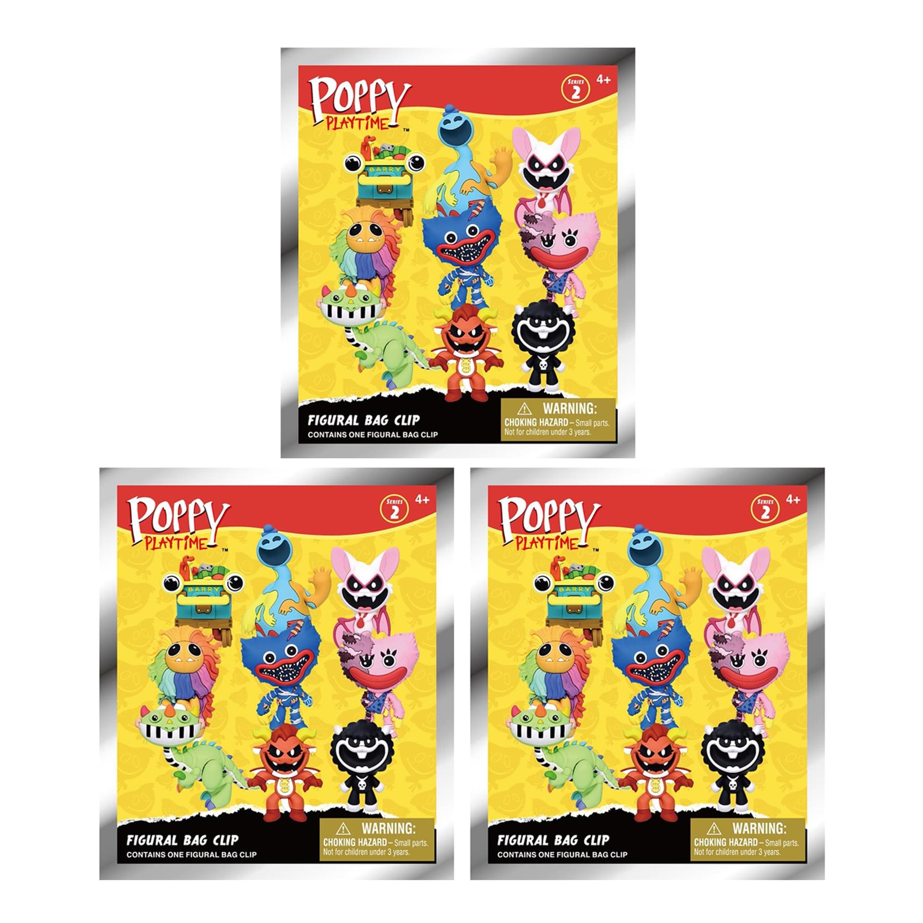 Poppy Playtime Series 2 Blind Bag 3D Foam Bag Clip | Set Of 3