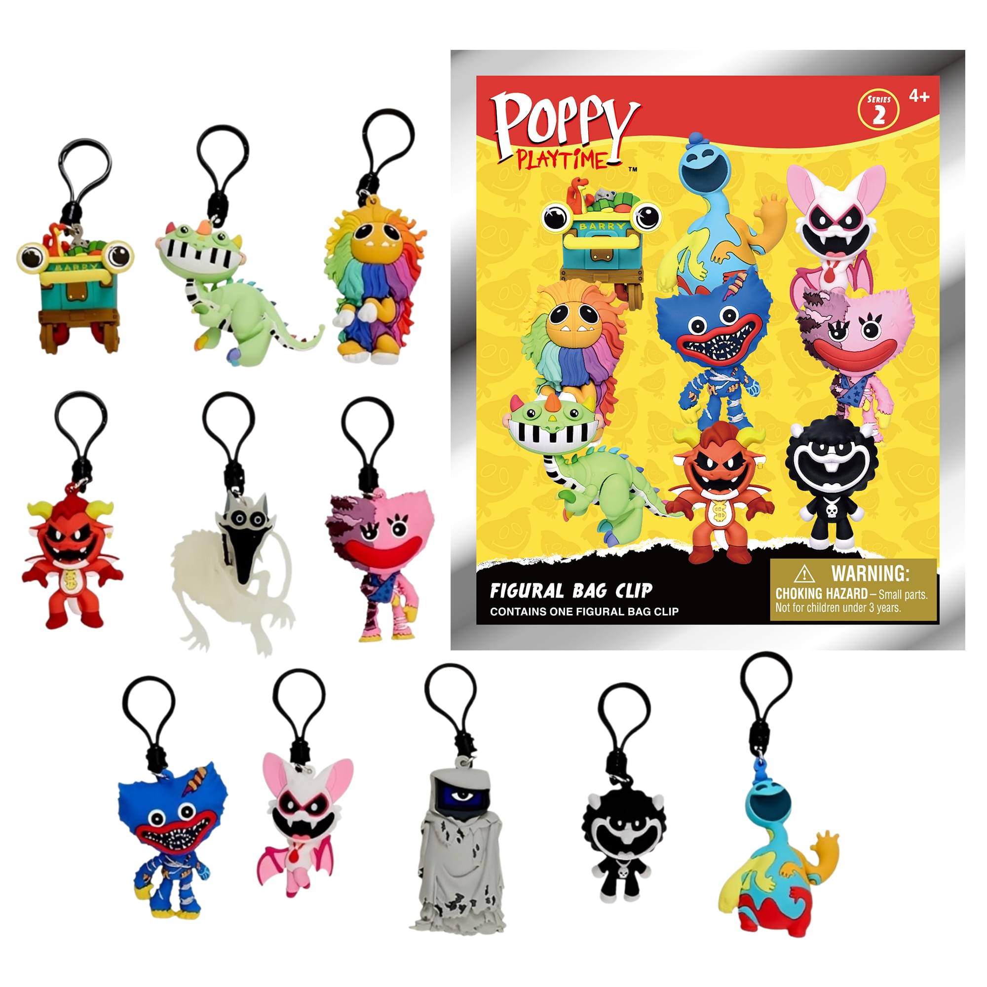 Poppy Playtime Series 2 Blind Bag 3D Foam Bag Clip | One Random