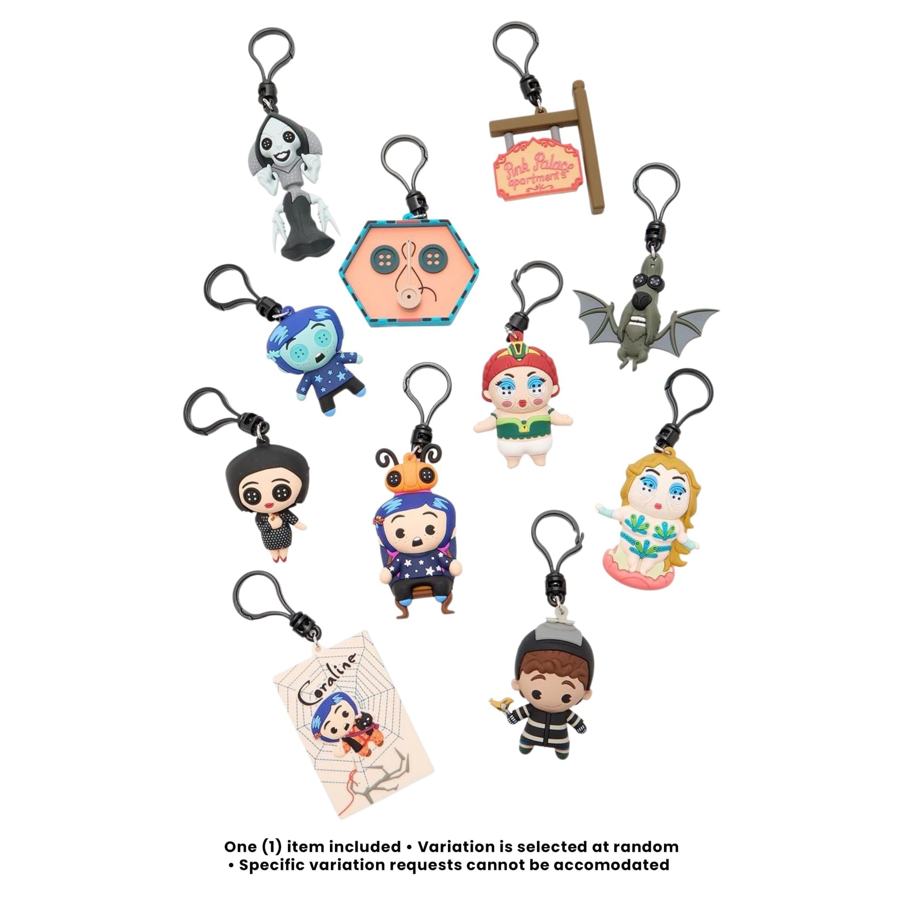 Coraline Series 5 Blind Bag 3D Foam Bag Clip | 1 Random