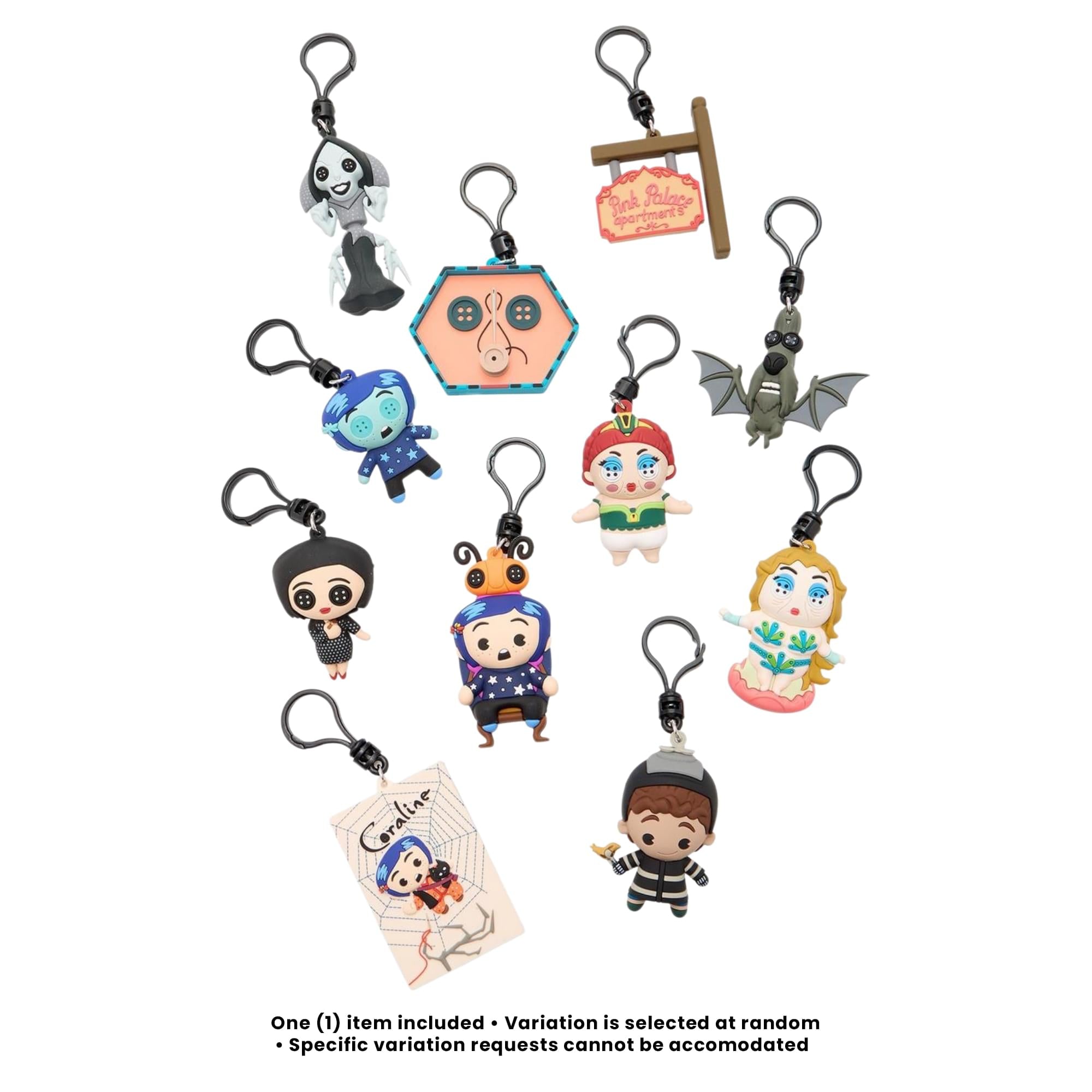 Coraline Series 5 Blind Bag 3D Foam Bag Clip | 1 Random