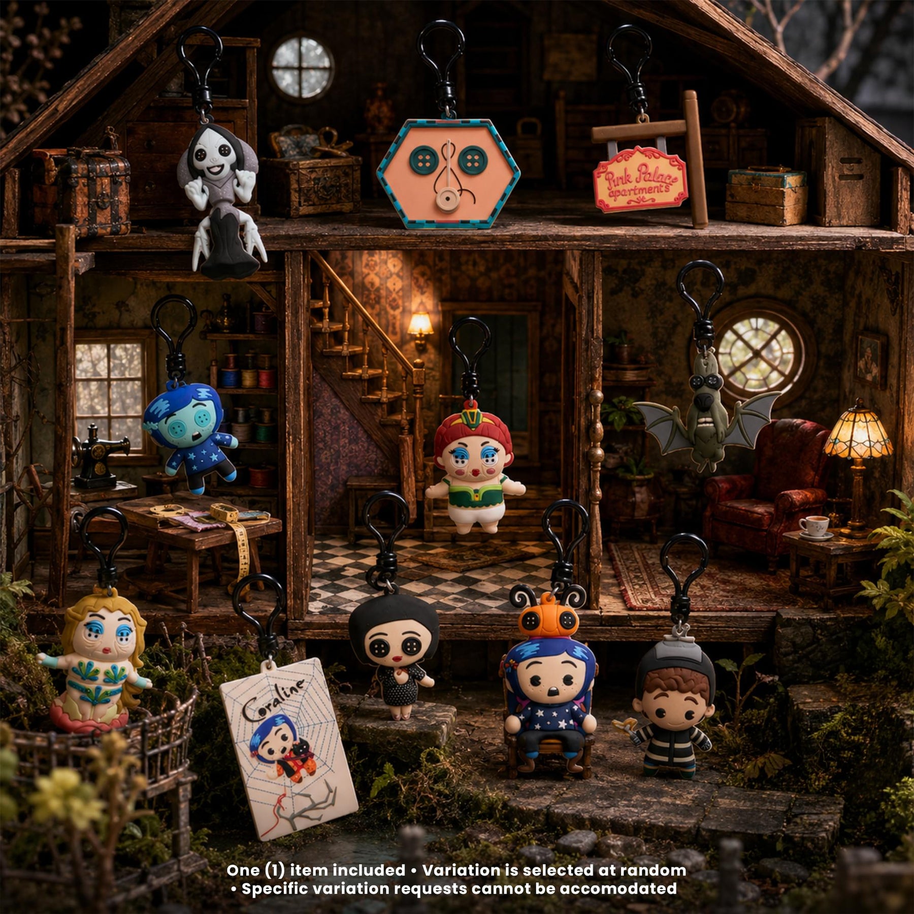 Coraline Series 5 Blind Bag 3D Foam Bag Clip | 1 Random
