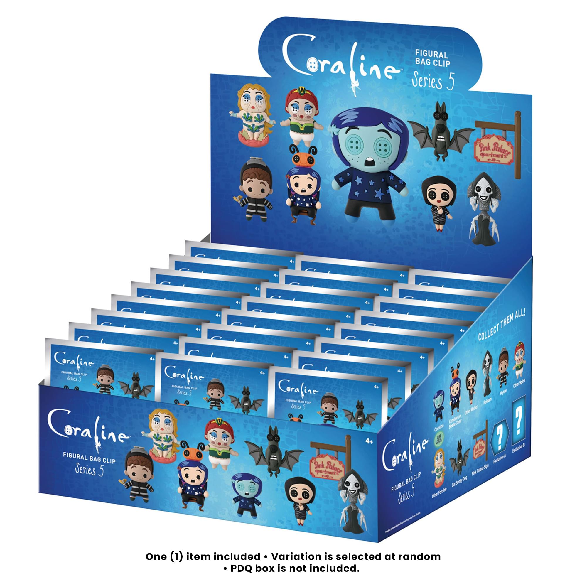 Coraline Series 5 Blind Bag 3D Foam Bag Clip | 1 Random