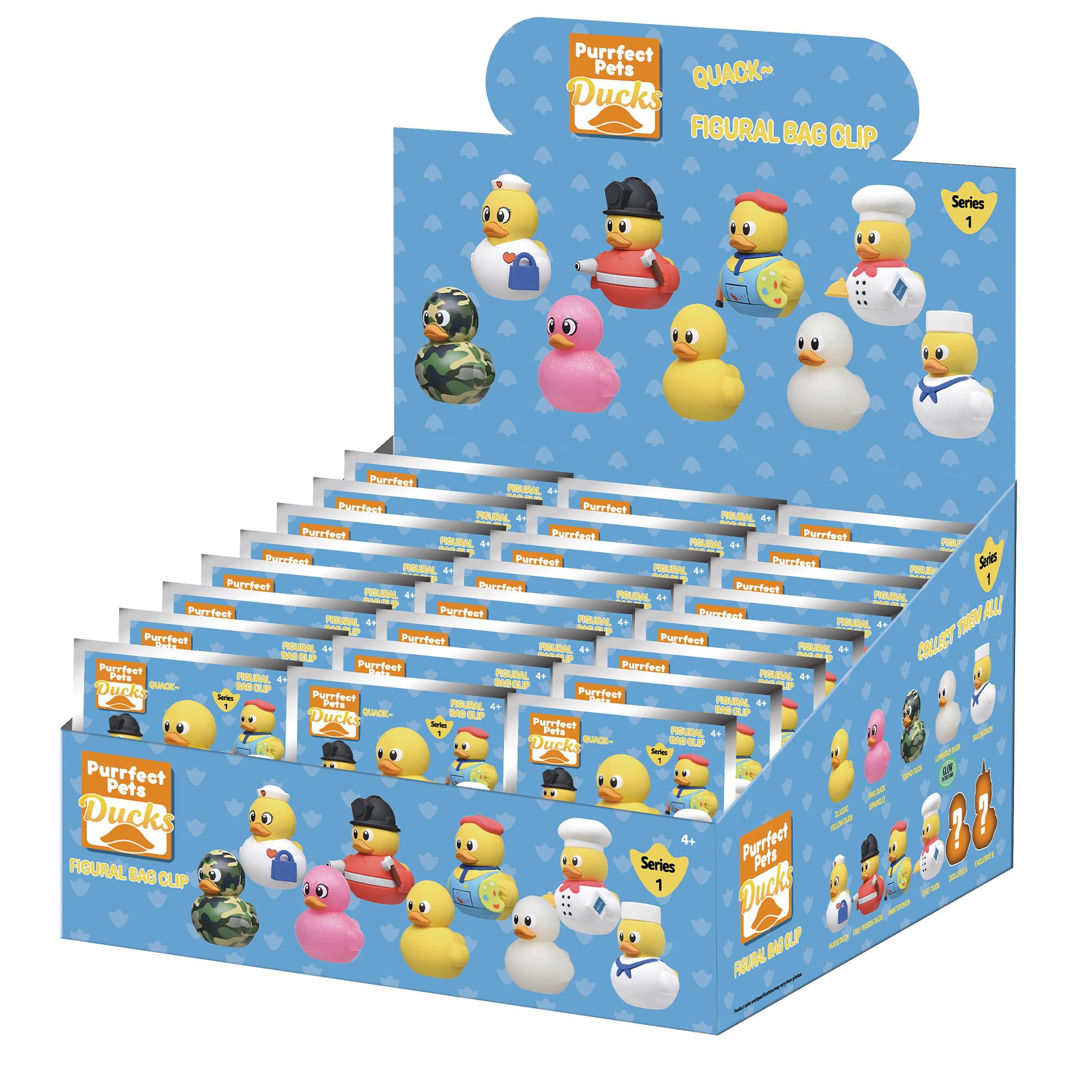 Yellow Ducks Series 1 Blind Bag 3D Foam Bag Clip | 3 Random