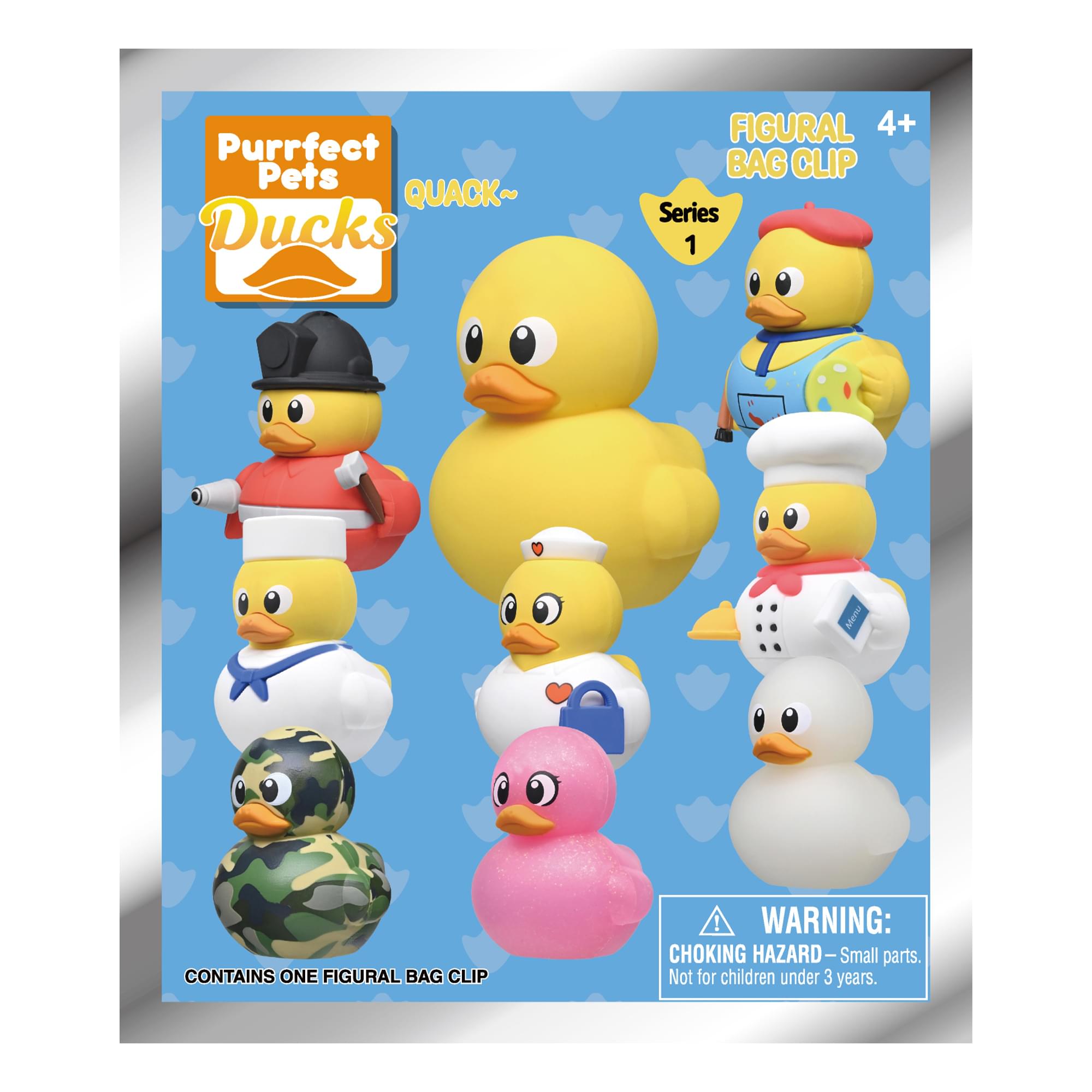 Yellow Ducks Series 1 Blind Bag 3D Foam Bag Clip | One Random