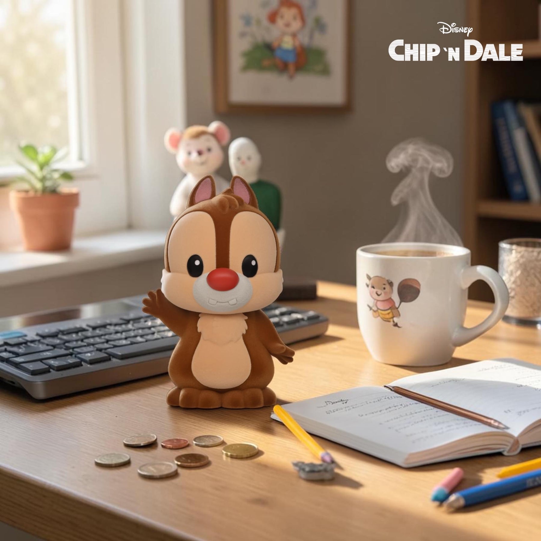 Disney Chip & Dale Dale 8-Inch Locked PVC Figural Bank