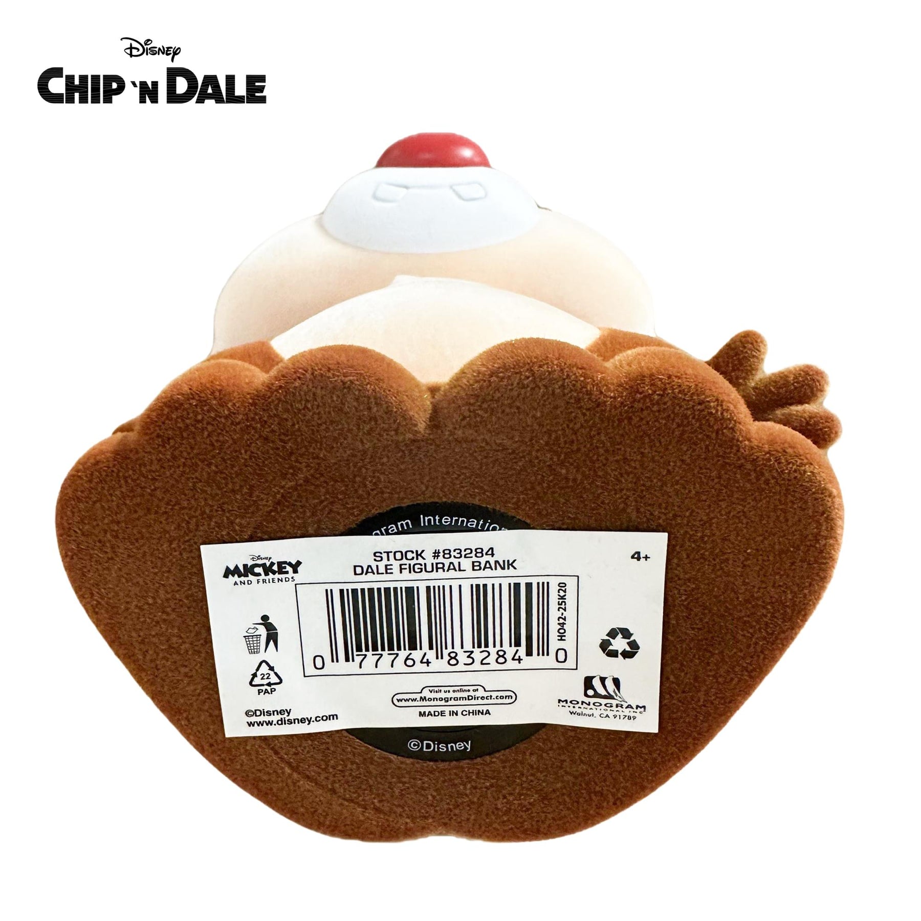 Disney Chip & Dale Dale 8-Inch Locked PVC Figural Bank