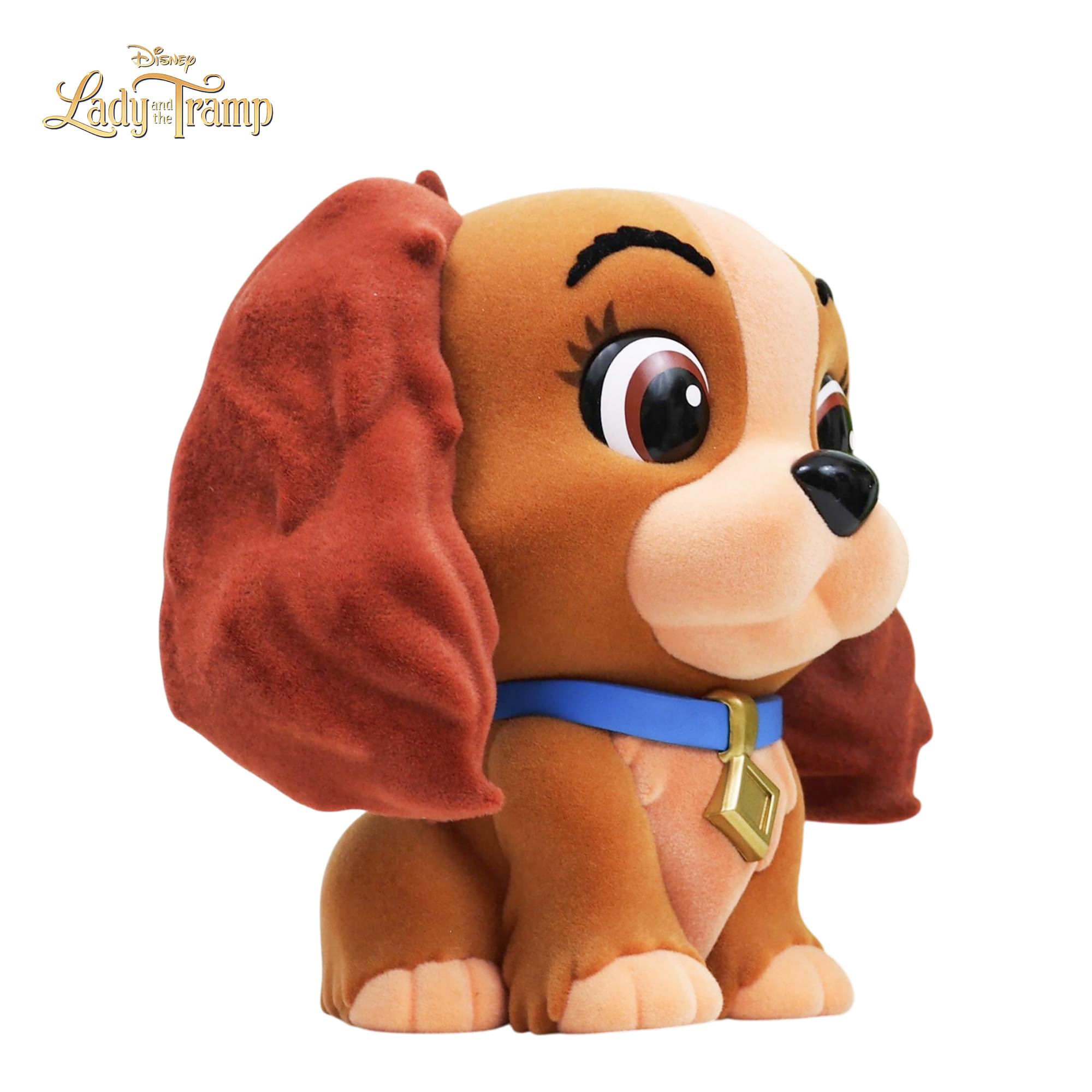Disney Lady & The Tramp Lady 8-Inch Flocked PVC Figural Bank