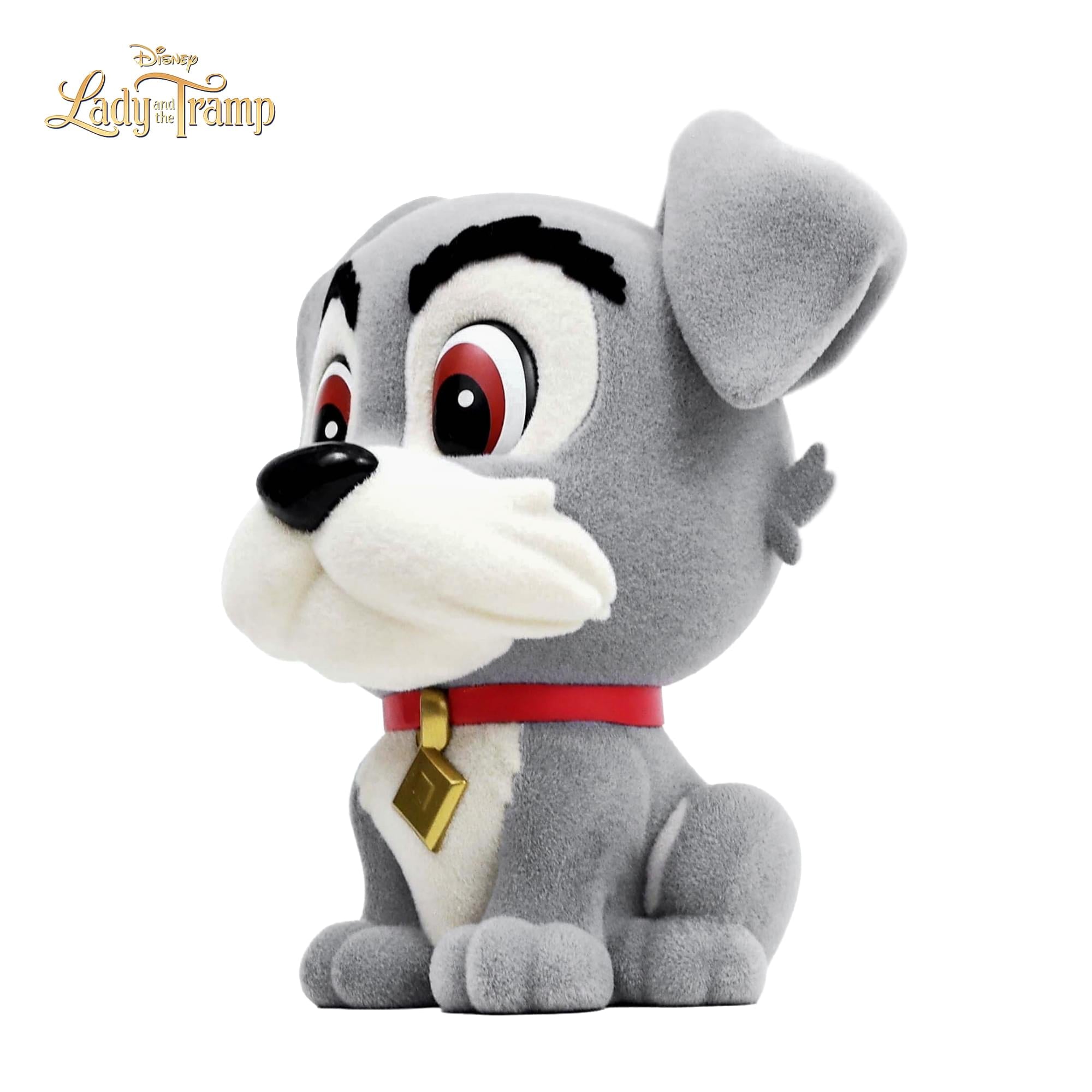 Disney Lady & The Tramp Tramp 8-Inch Flocked PVC Figural Bank