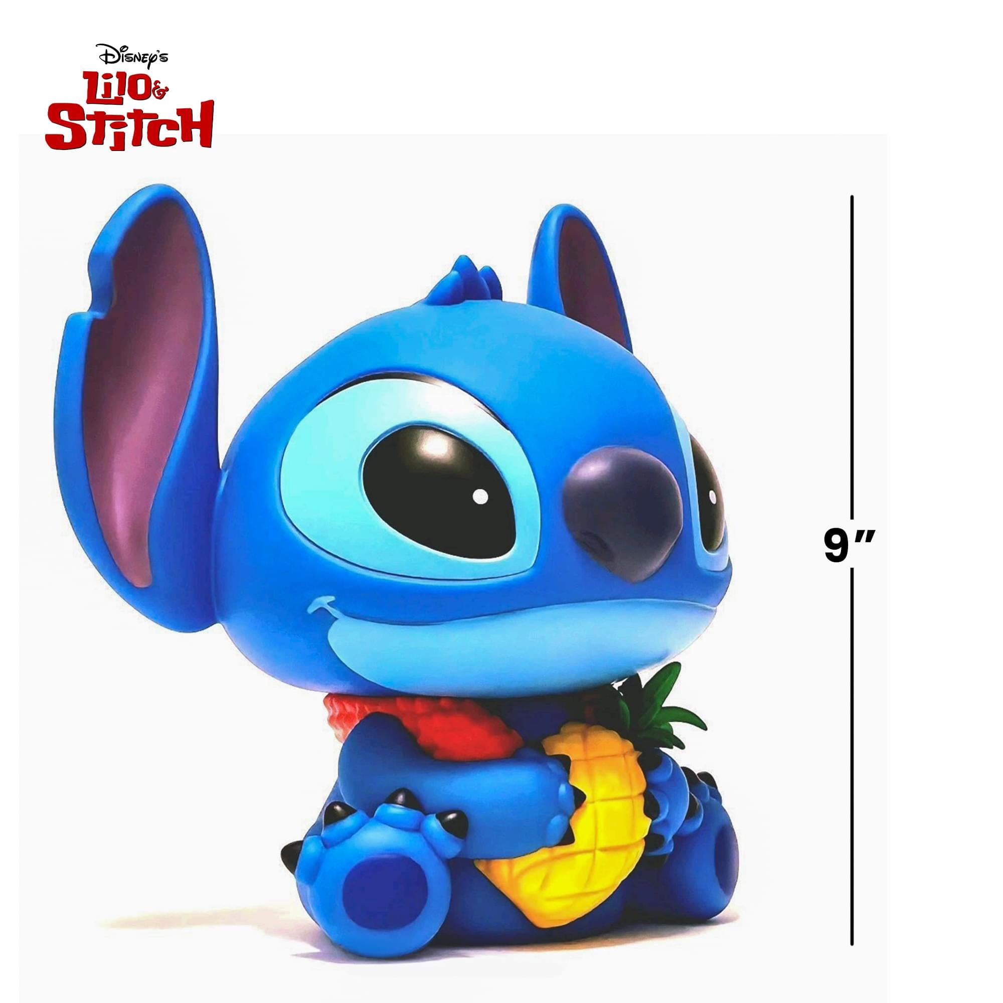 Disney Lilo & Stitch Stitch with Pineapple 8-Inch PVC Figural Bank