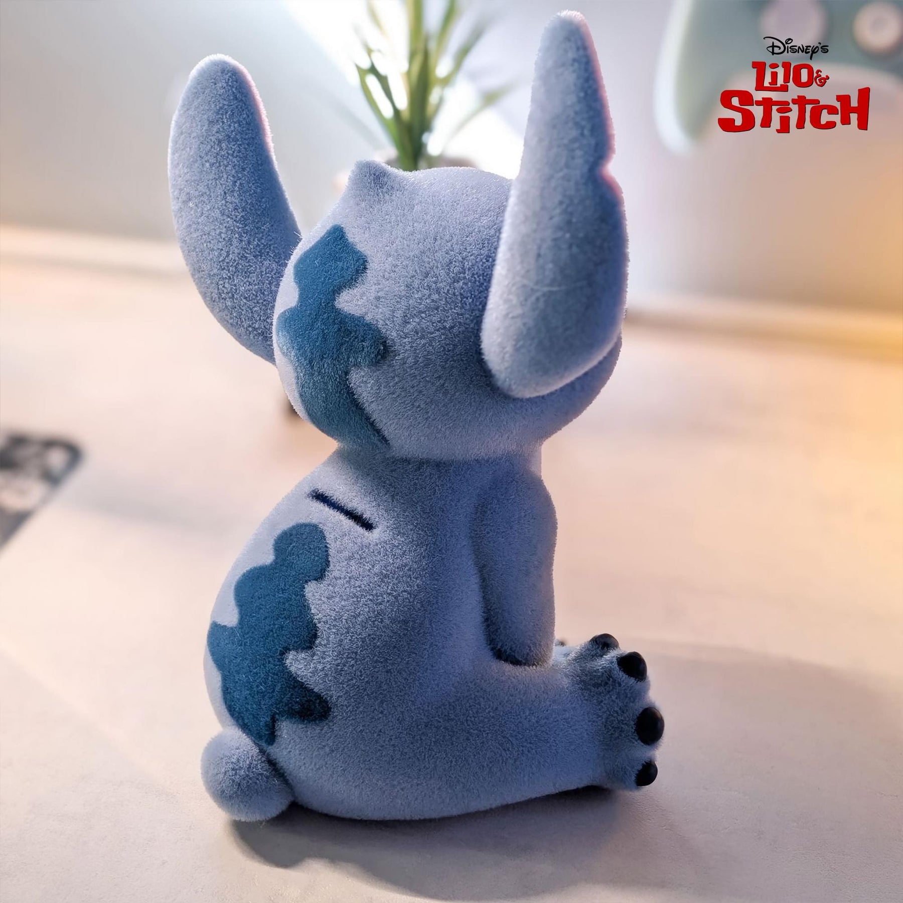 Disney Lilo & Stitch Stitch 8-Inch Flocked PVC Figural Bank