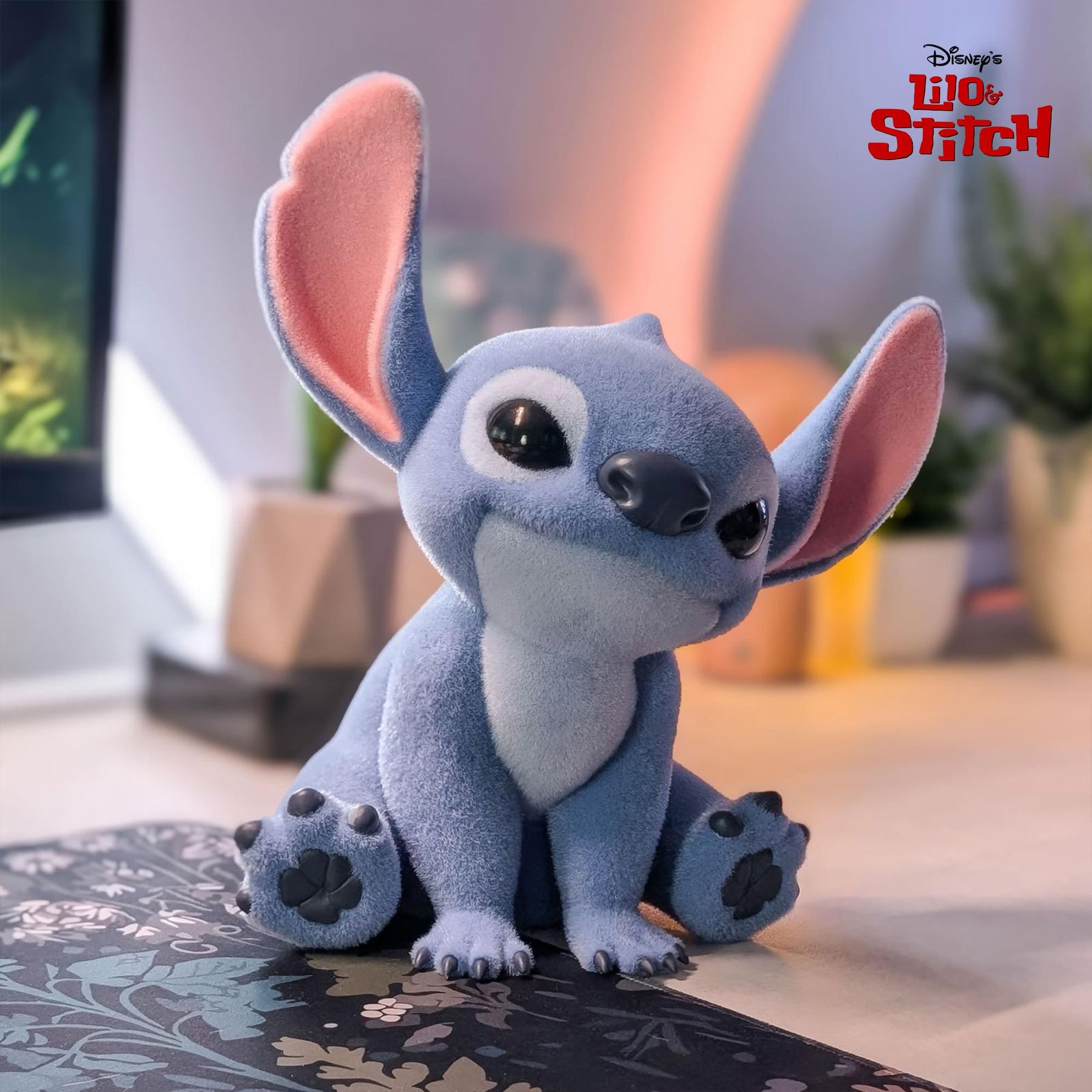 Disney Lilo & Stitch Stitch 8-Inch Flocked PVC Figural Bank