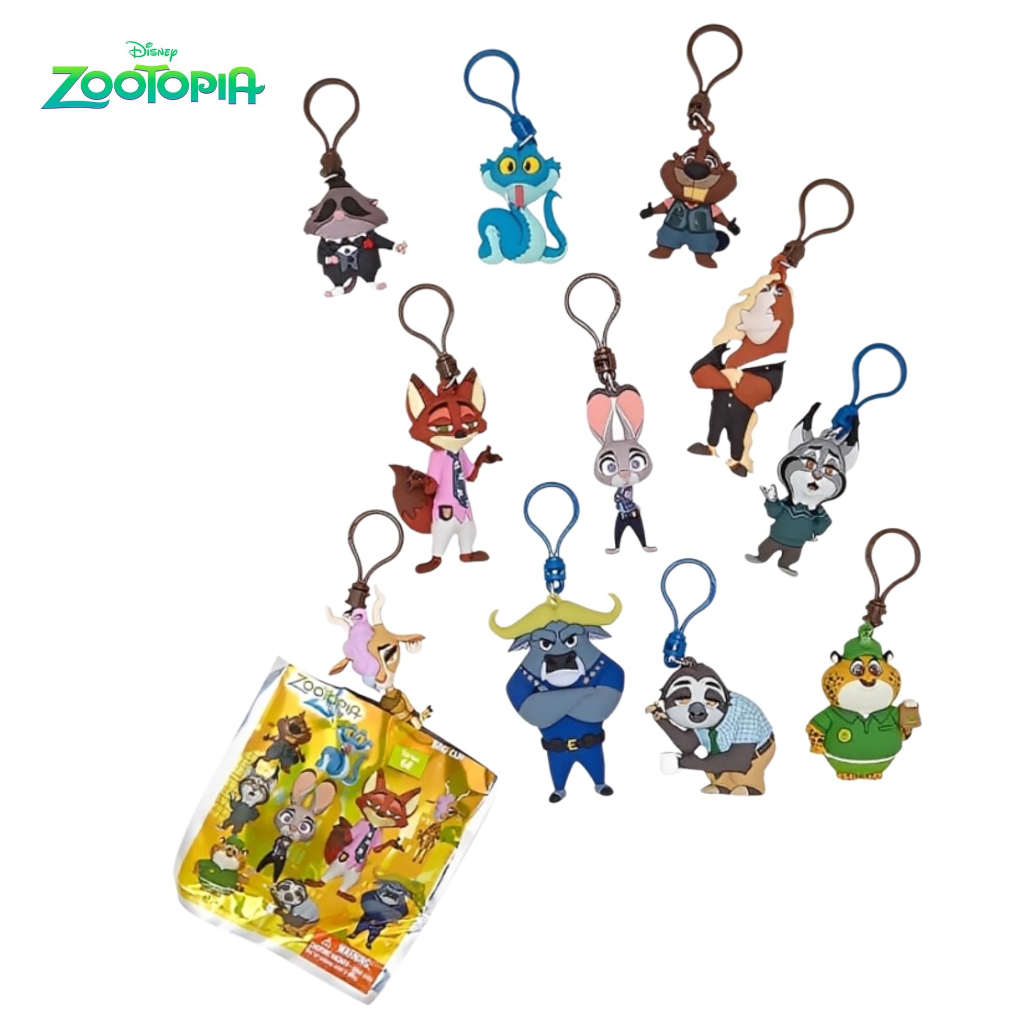 Disney Zootopia 2 Series 68 Blind Bag 3D Foam Bag Clip | 3 Random
