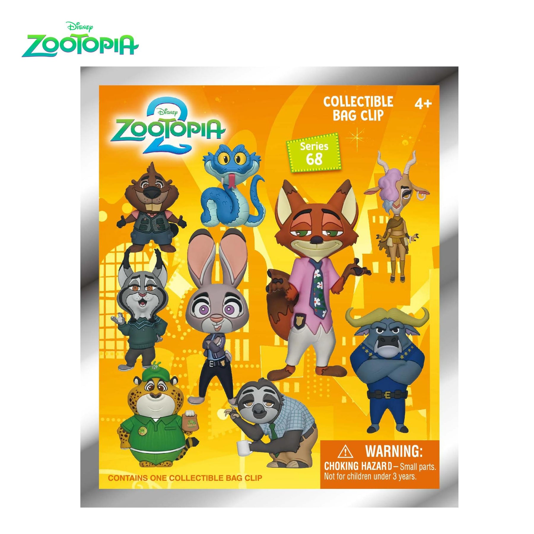Disney Zootopia 2 Series 68 Blind Bag 3D Foam Bag Clip | One Random