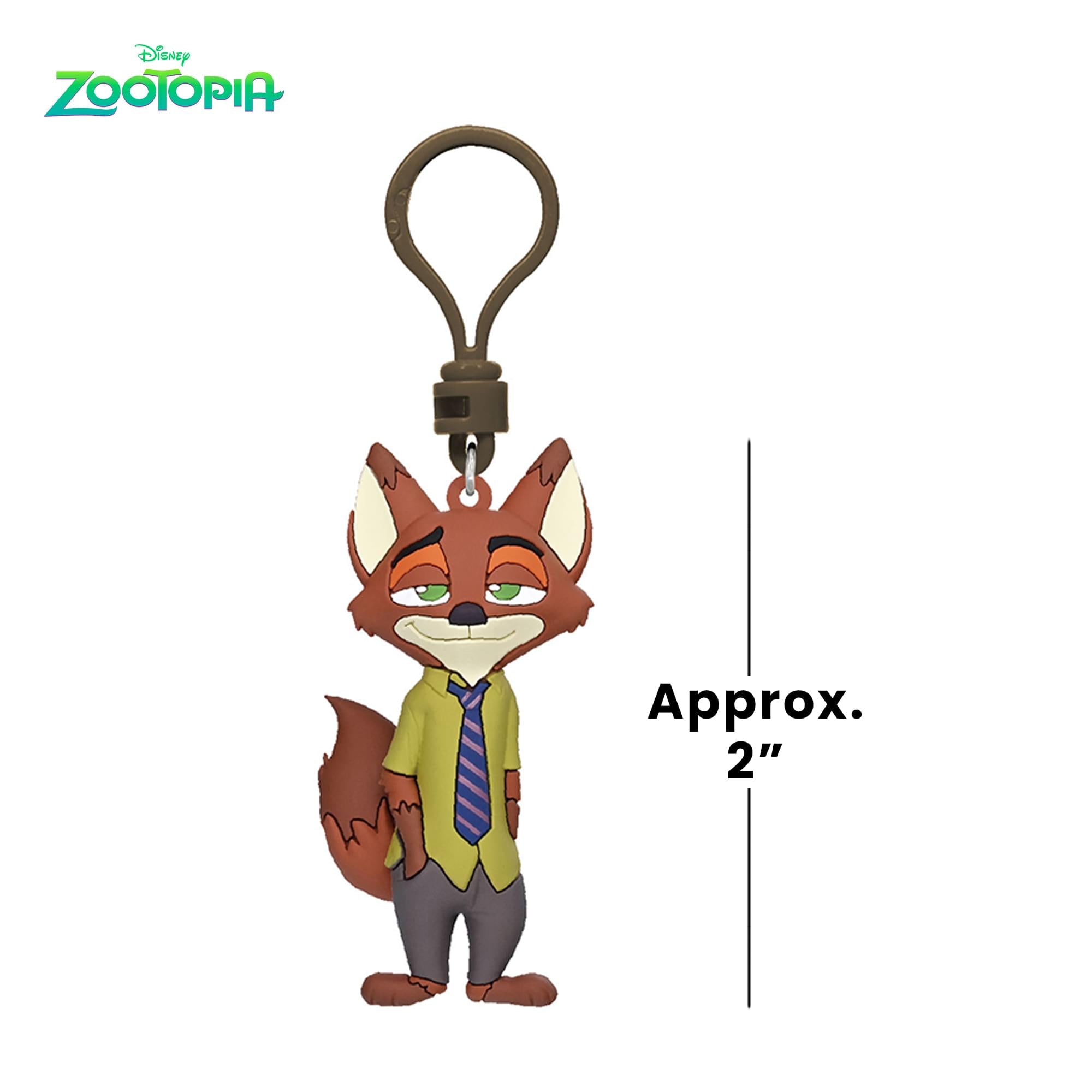 Disney Zootopia Series 73 Blind Bag 3D Foam Bag Clip | 3 Random