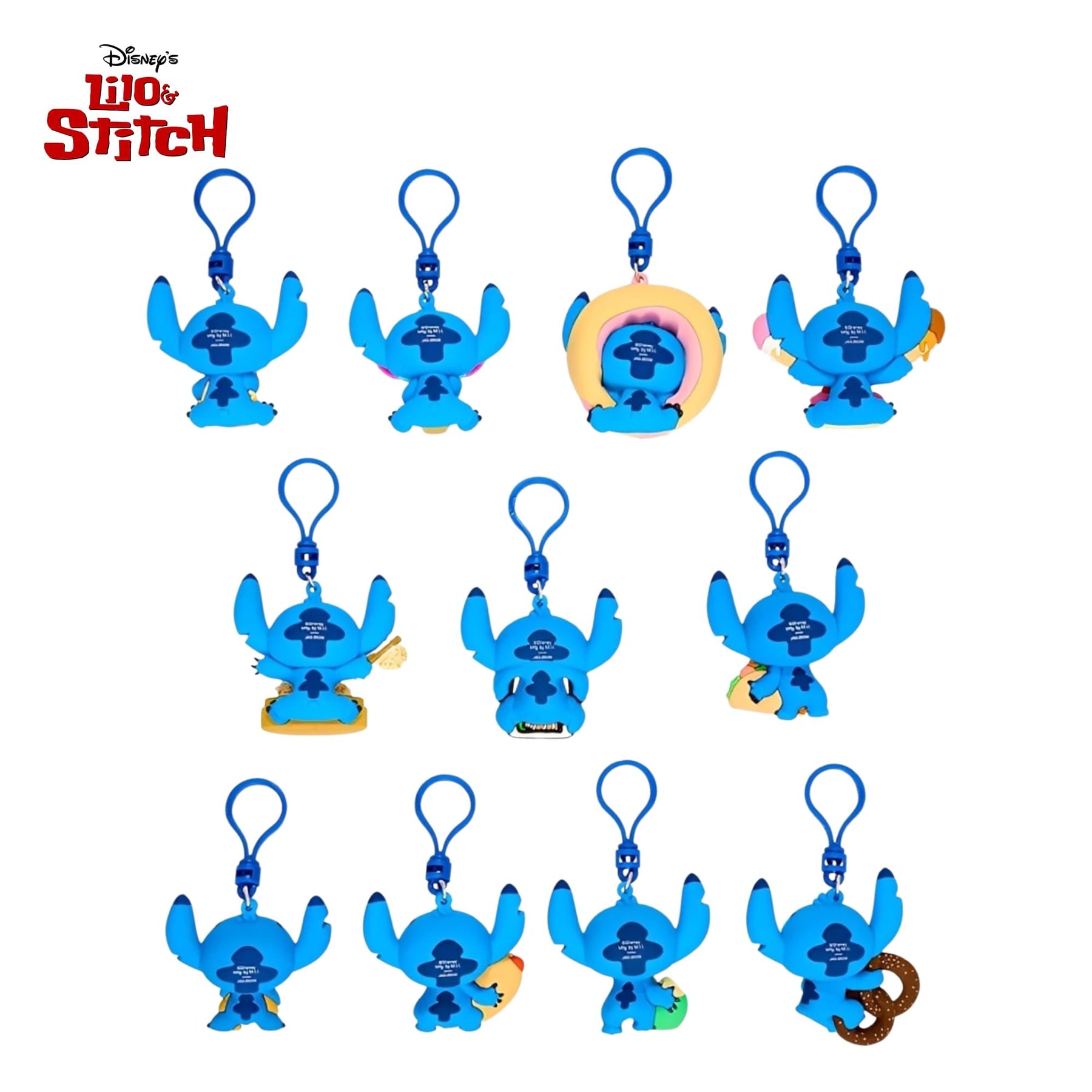 Disney Lilo & Stitch Series 8 Blind Bag 3D Foam Bag Clip | 3 Random