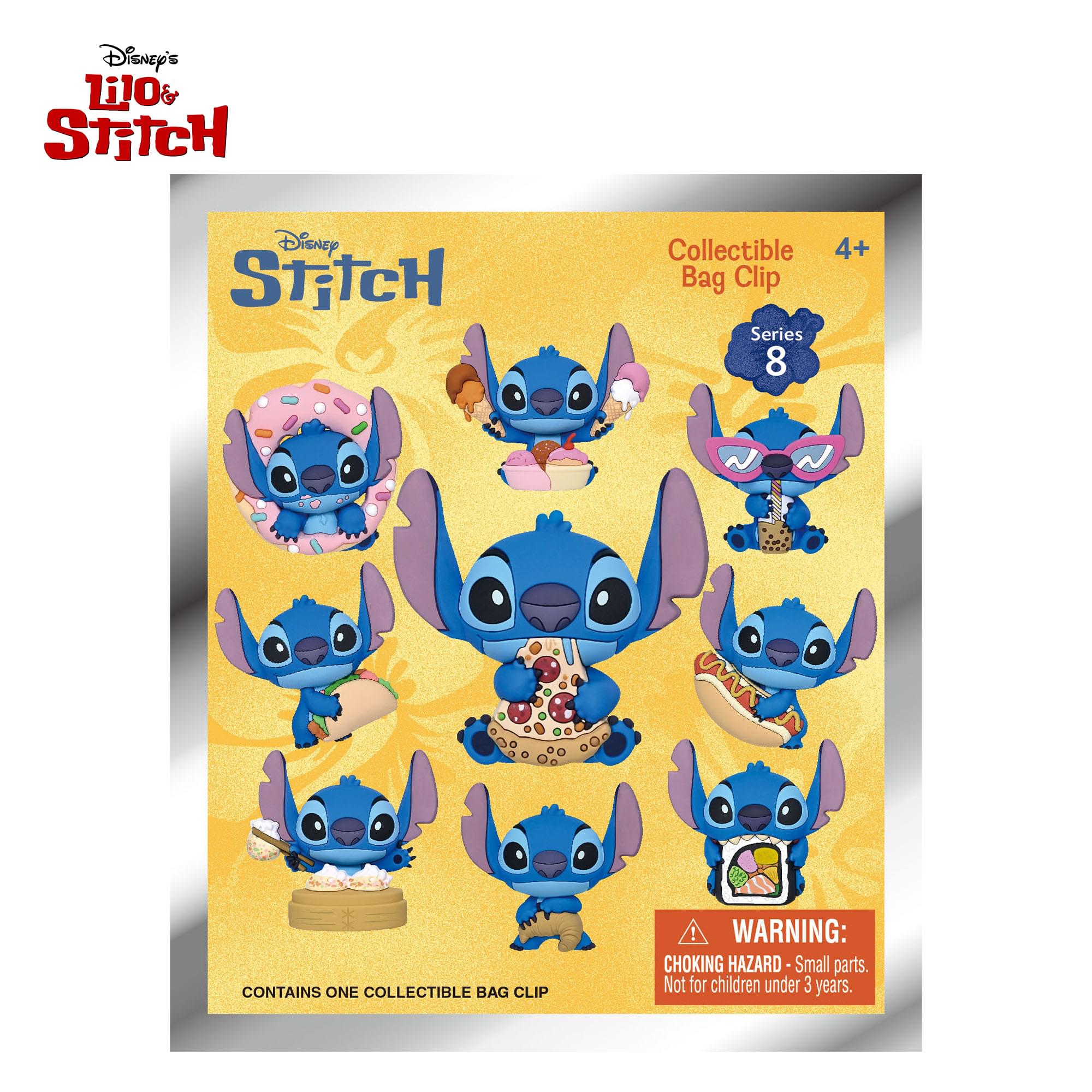 Disney Lilo & Stitch Series 8 Blind Bag 3D Foam Bag Clip | One Random