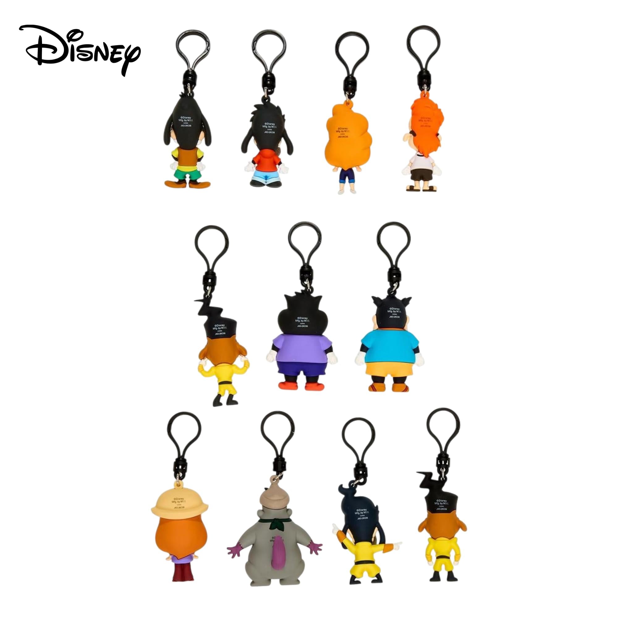 Disney Goofy Movie Series 74 Blind Bag 3D Foam Bag Clip | 3 Random