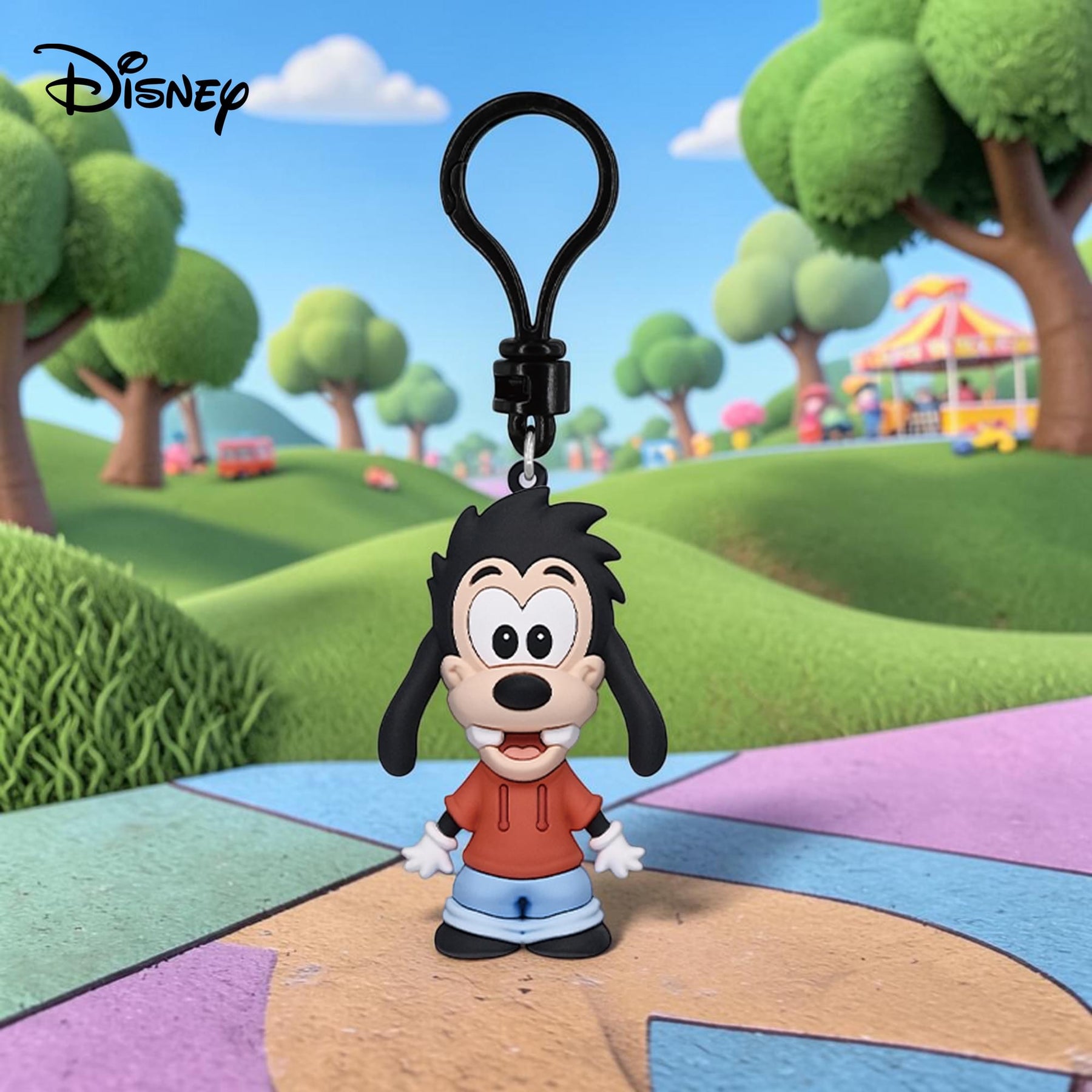 Disney Goofy Movie Series 74 Blind Bag 3D Foam Bag Clip | 3 Random