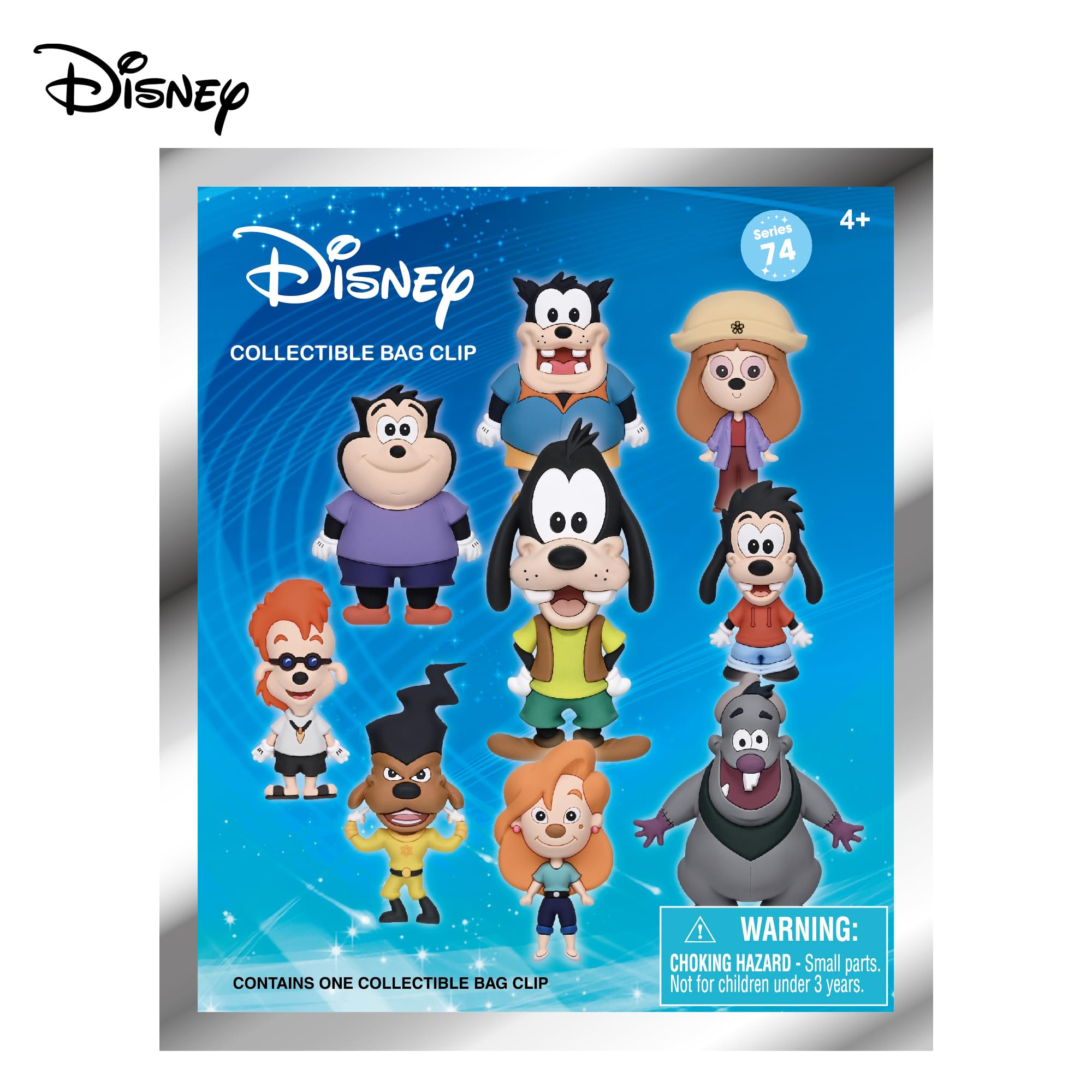 Disney Goofy Movie Series 74 Blind Bag 3D Foam Bag Clip | One Random