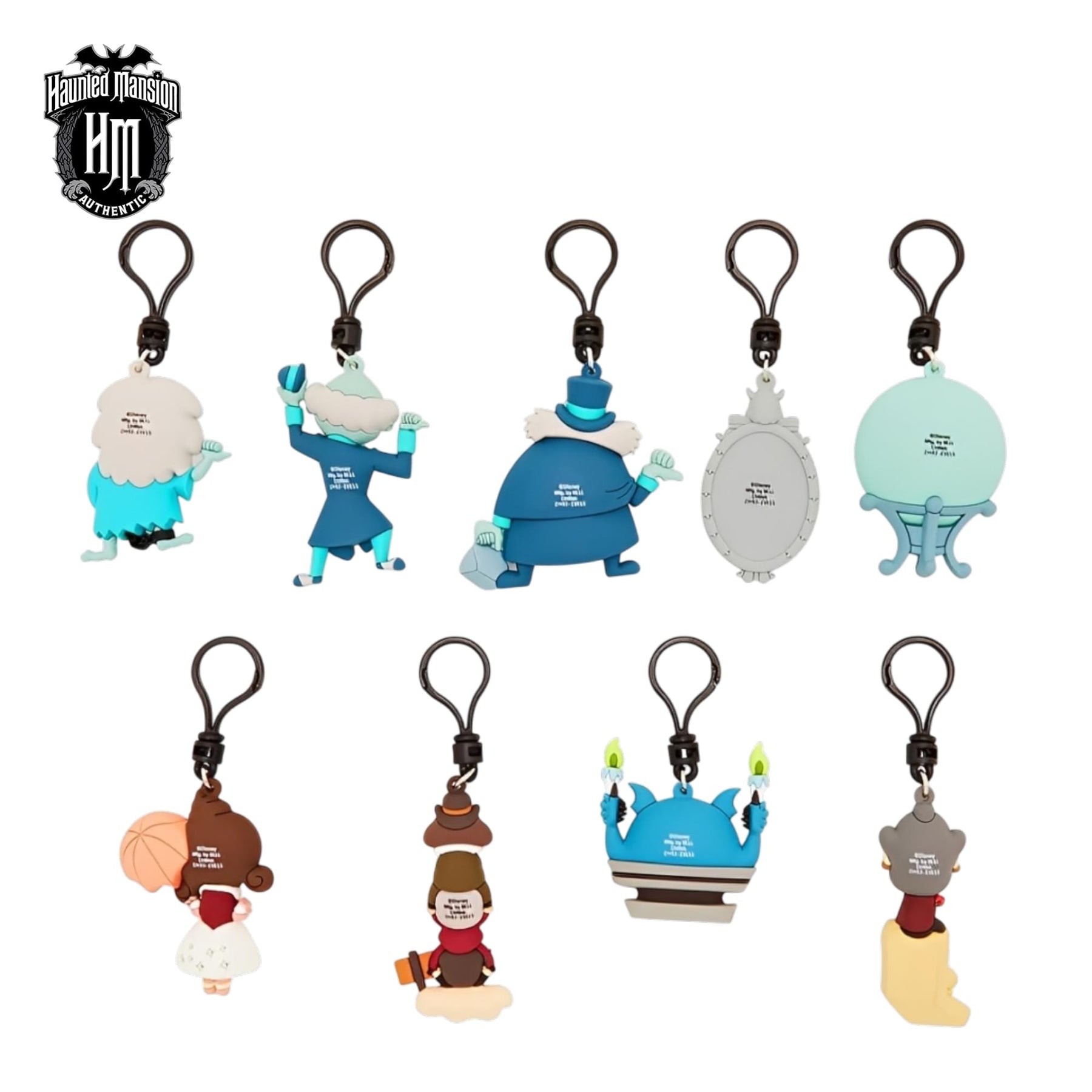 Disney Haunted Mansion Series 1 Blind Bag 3D Foam Bag Clip | 3 Random