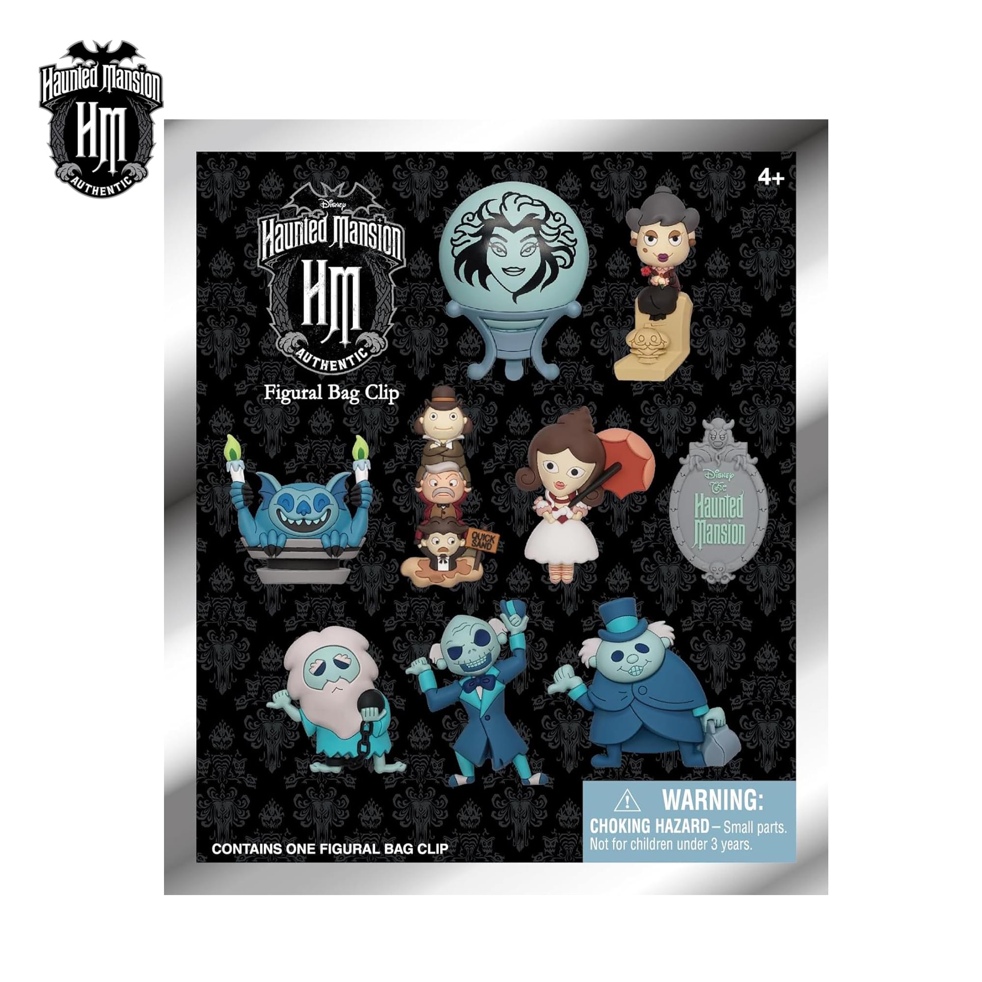 Disney Haunted Mansion Series 1 Blind Bag 3D Foam Bag Clip | One Random