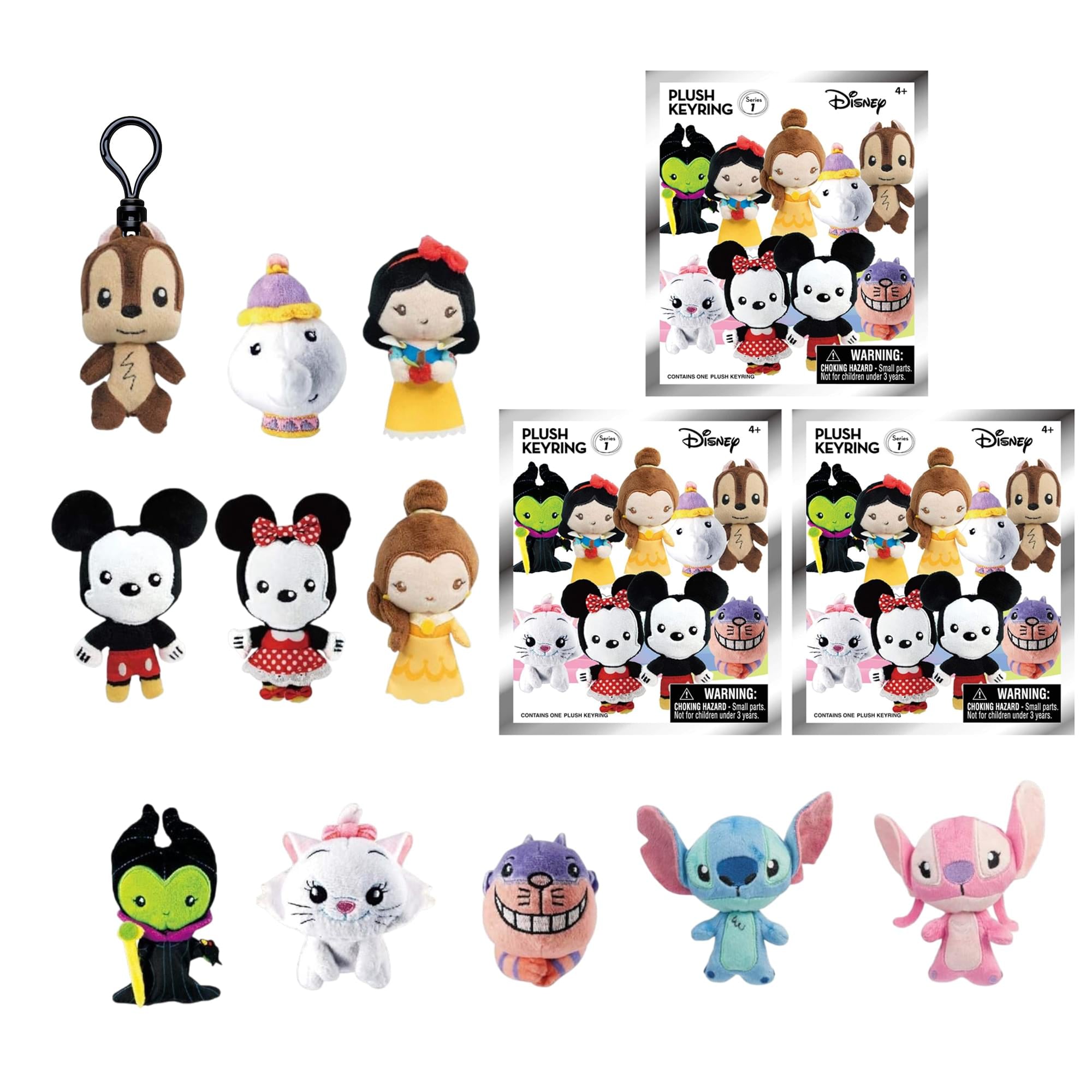 Disney Series 1 Blind Bag Plush Bag Clip | 3 Random